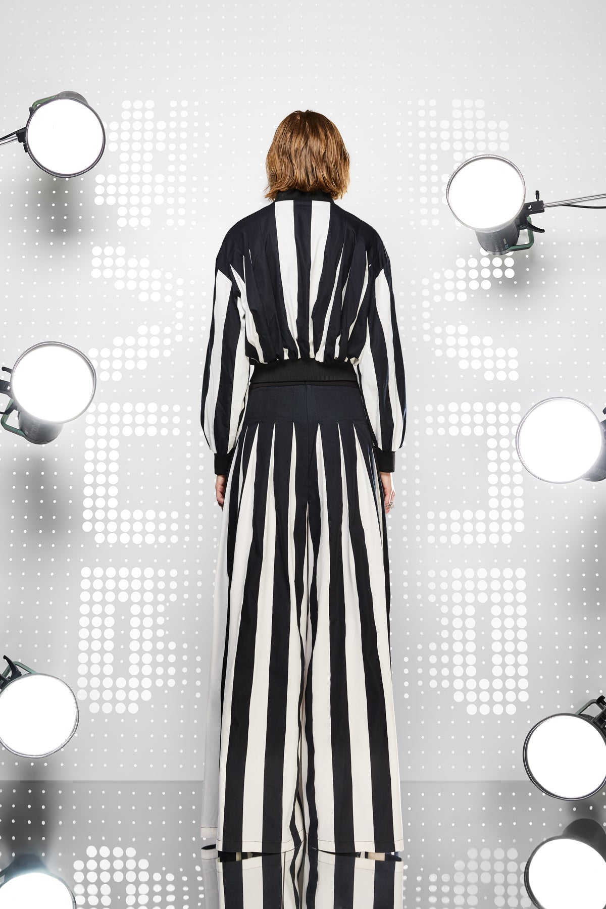 Nero Bianco Bomber 15402