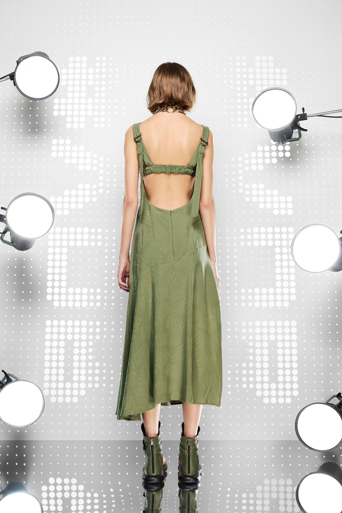 Kaki Dress 15403