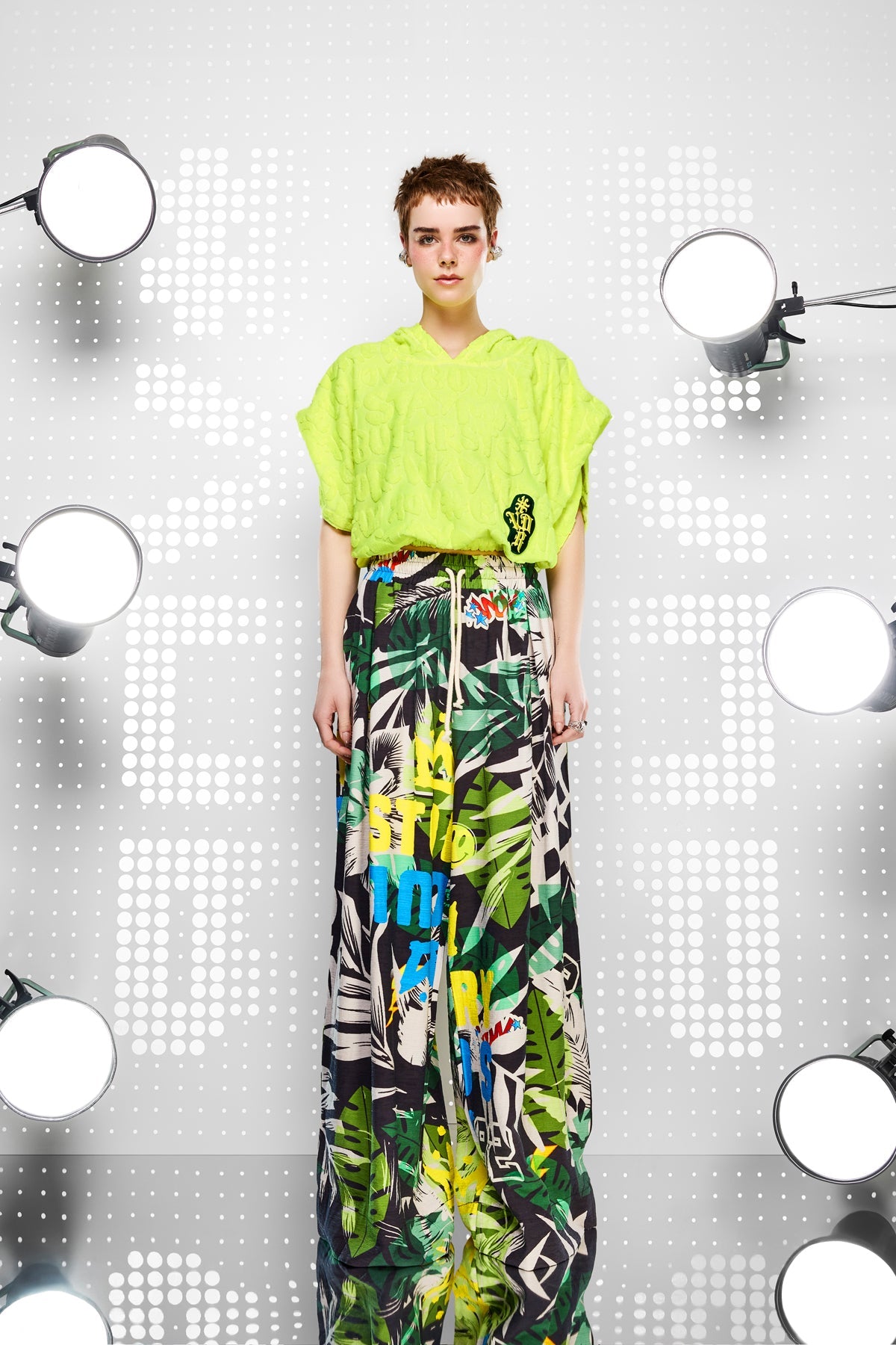 Multi Color Pants 15414