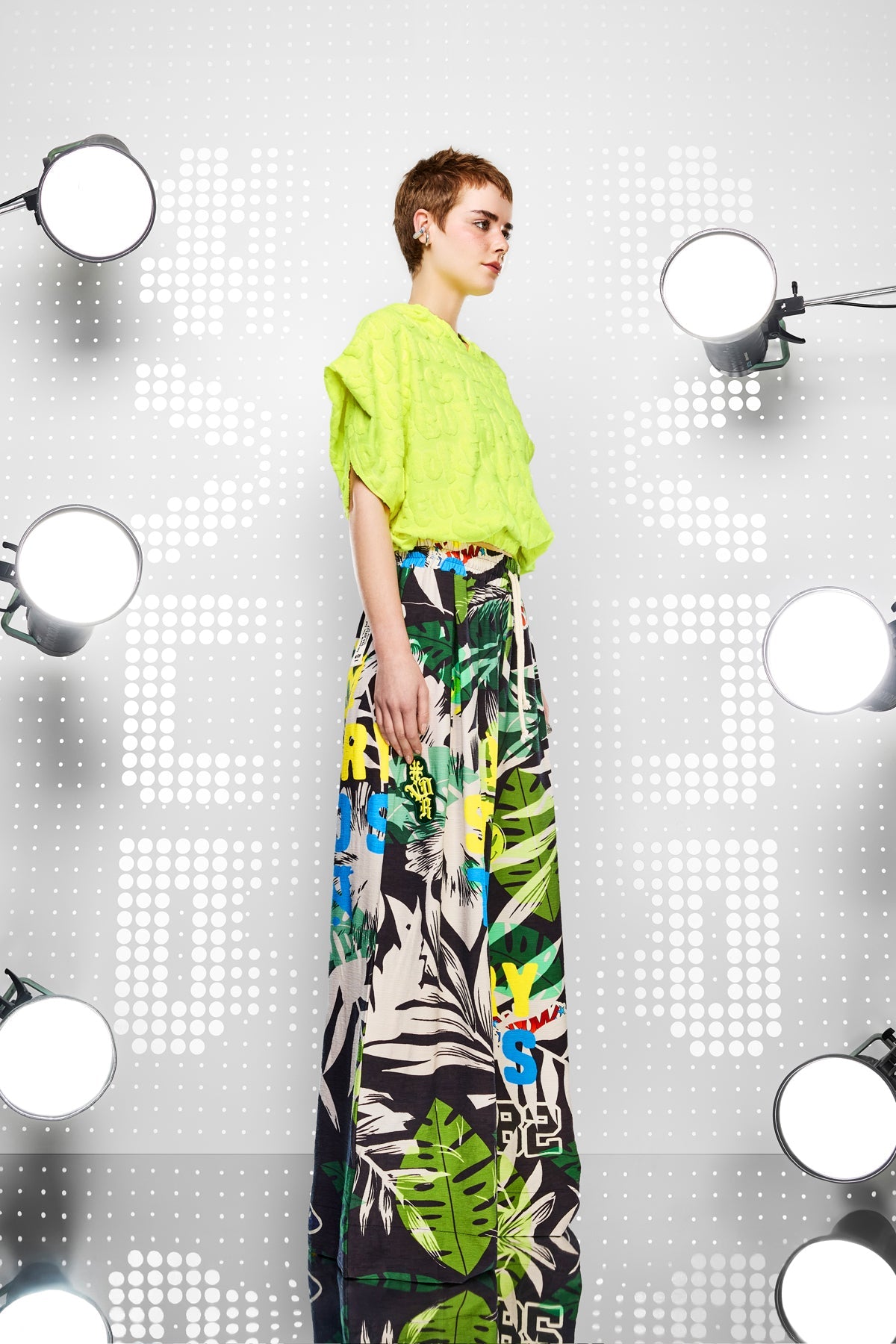 Multi Color Pants 15414