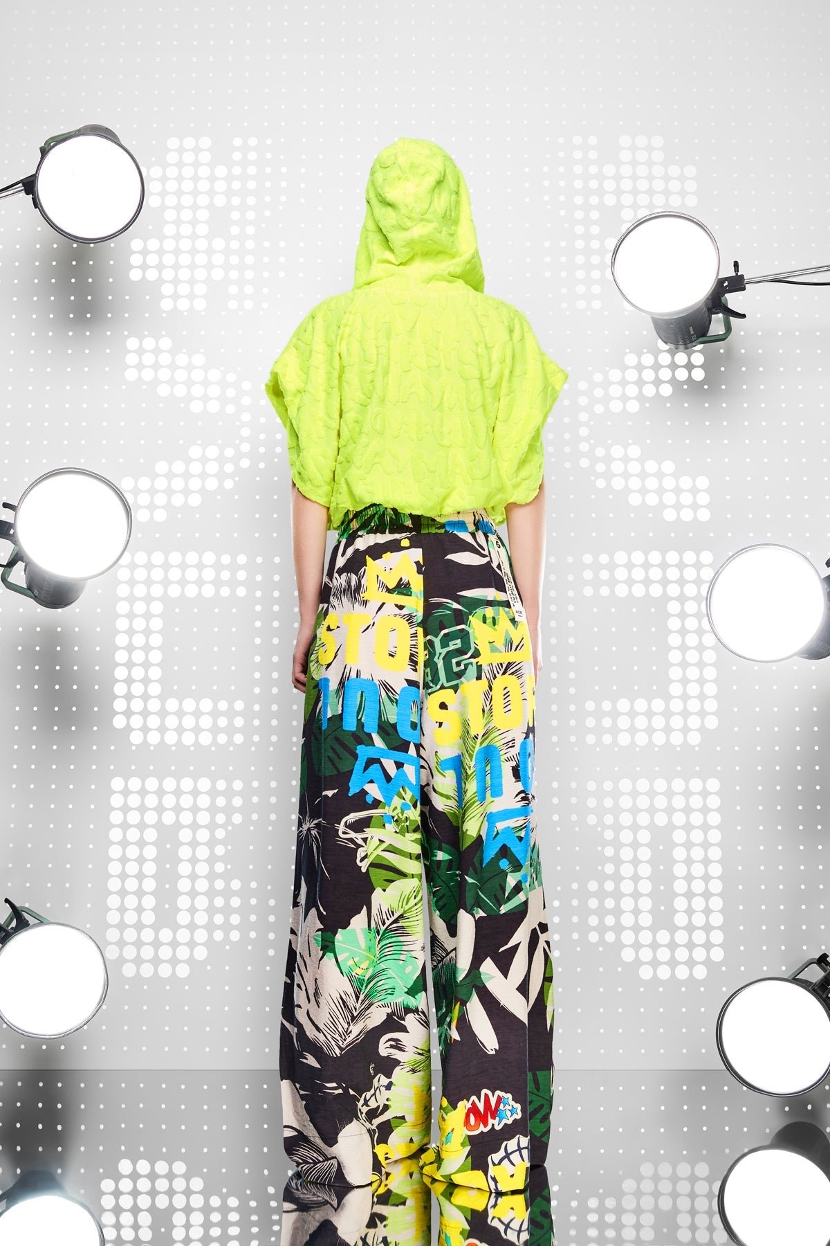 Multi Color Pants 15414