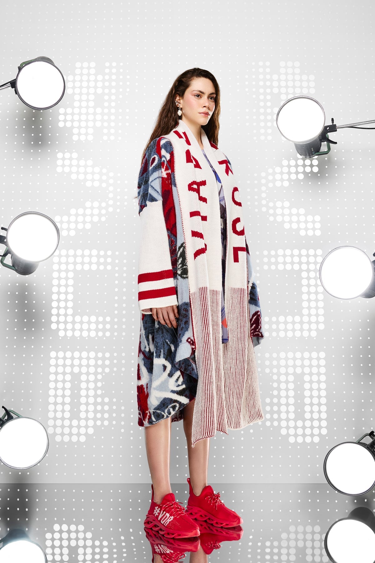 Multi Color Cardigan 15438