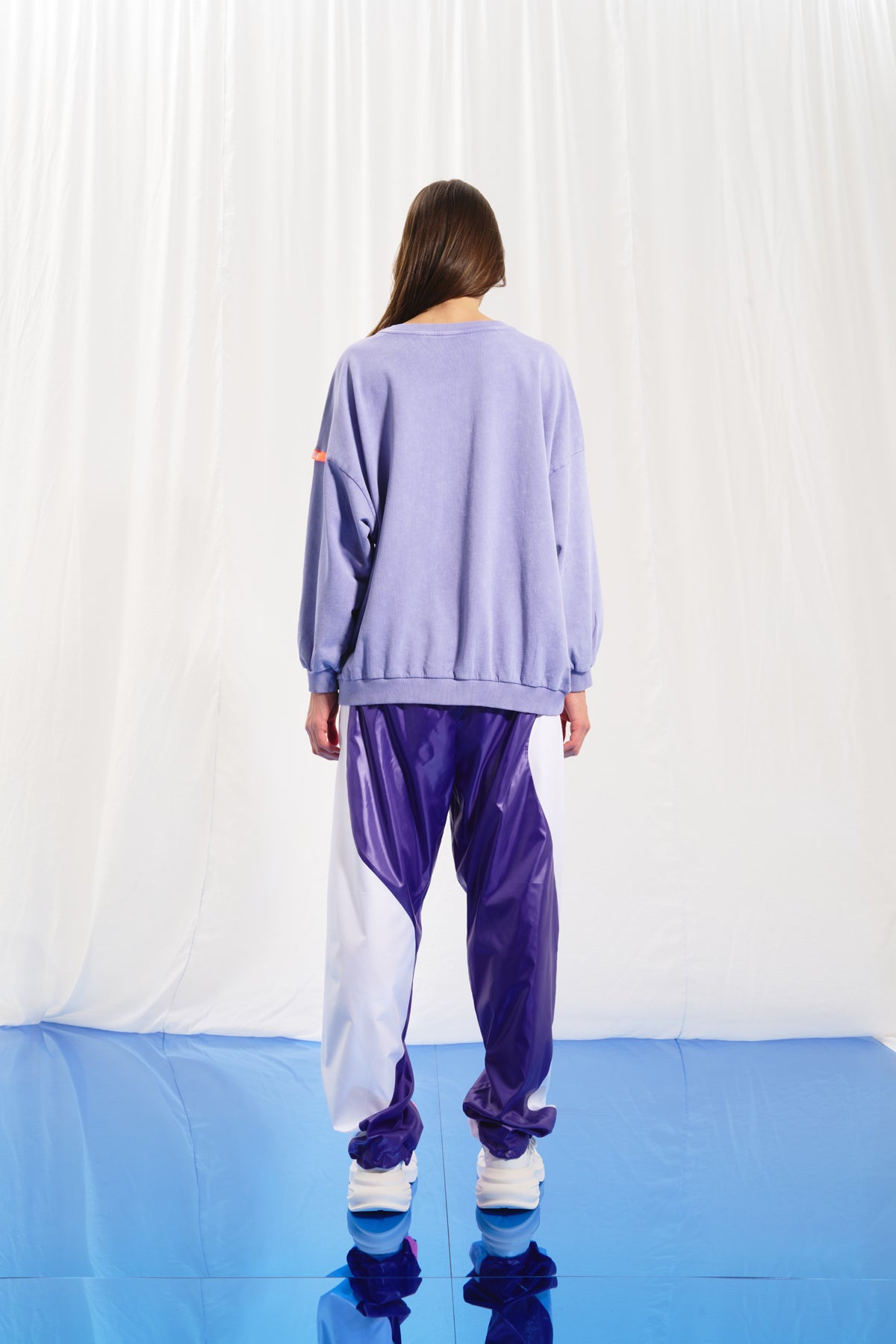 Lilac Print Sweatshirt 17044