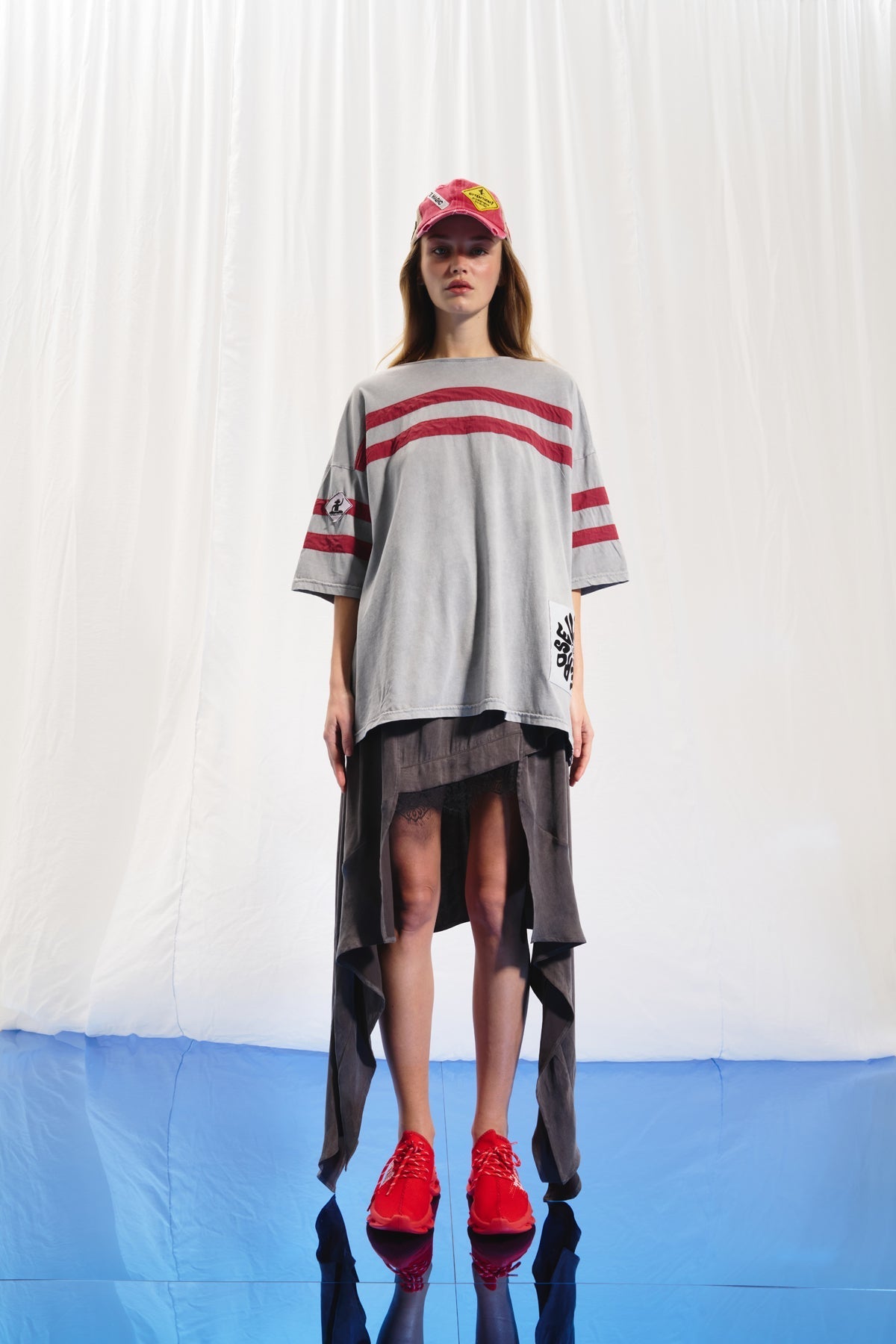 Grey Oversize T-shirt 17052