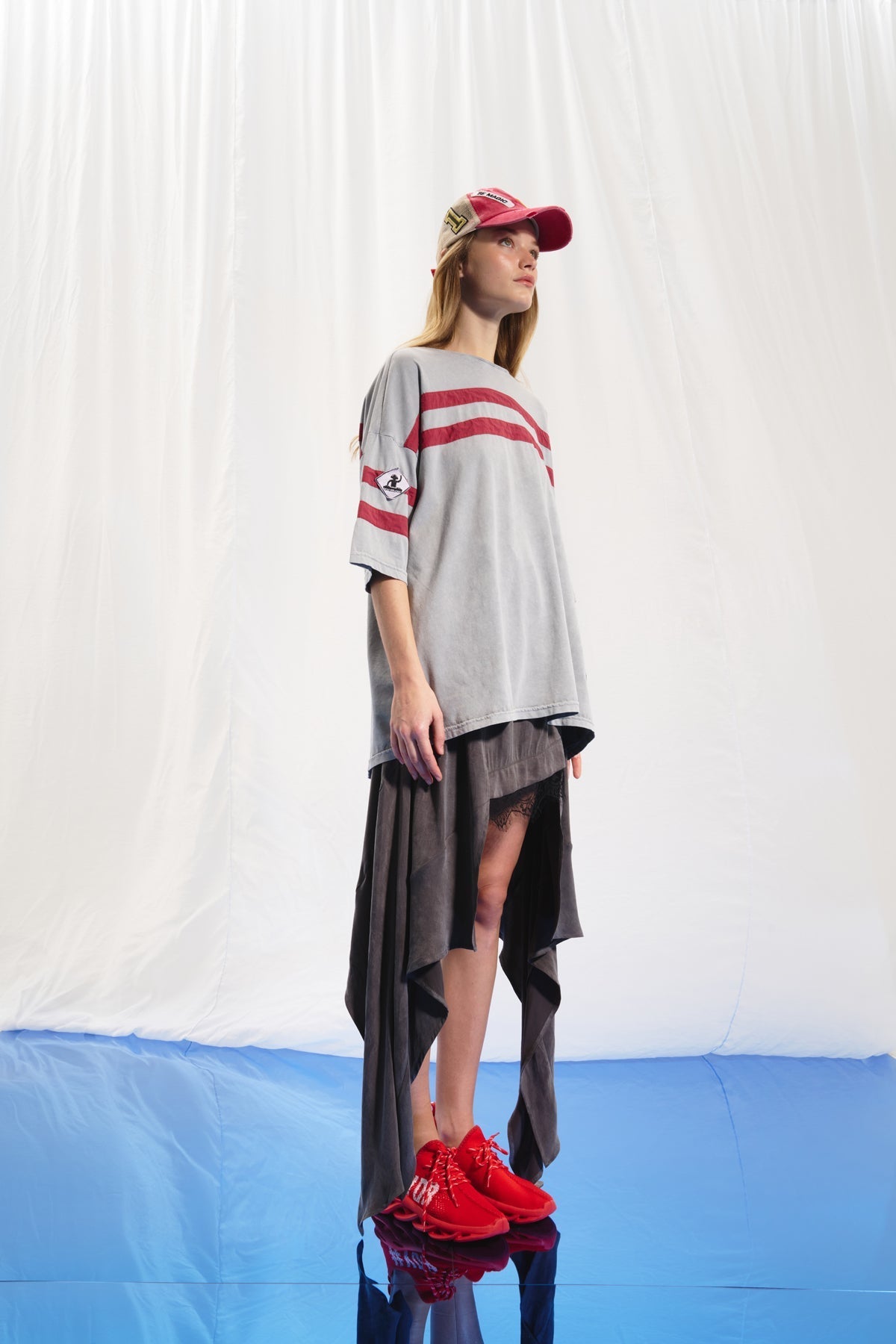 Grey Oversize T-shirt 17052