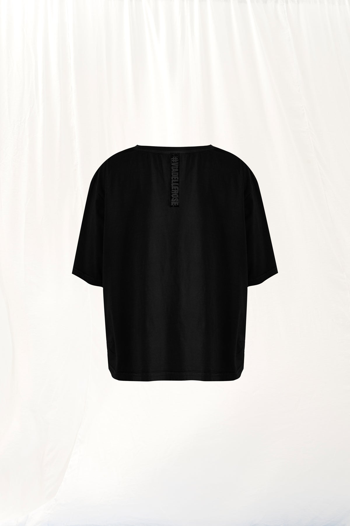 Black Linen T-shirt 17096