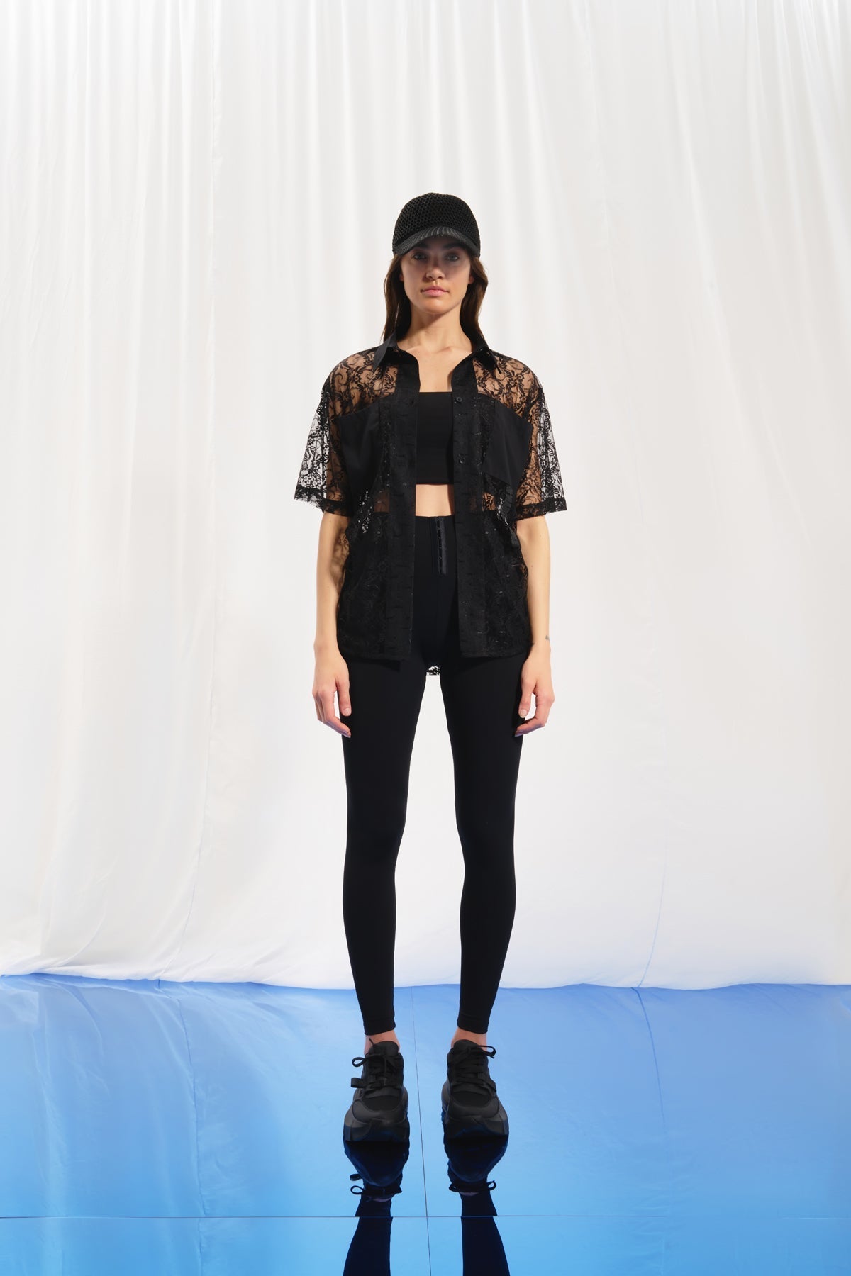 Black Lace Shirt 17140