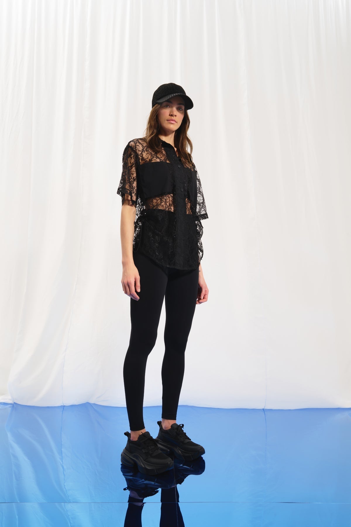 Black Lace Shirt 17140