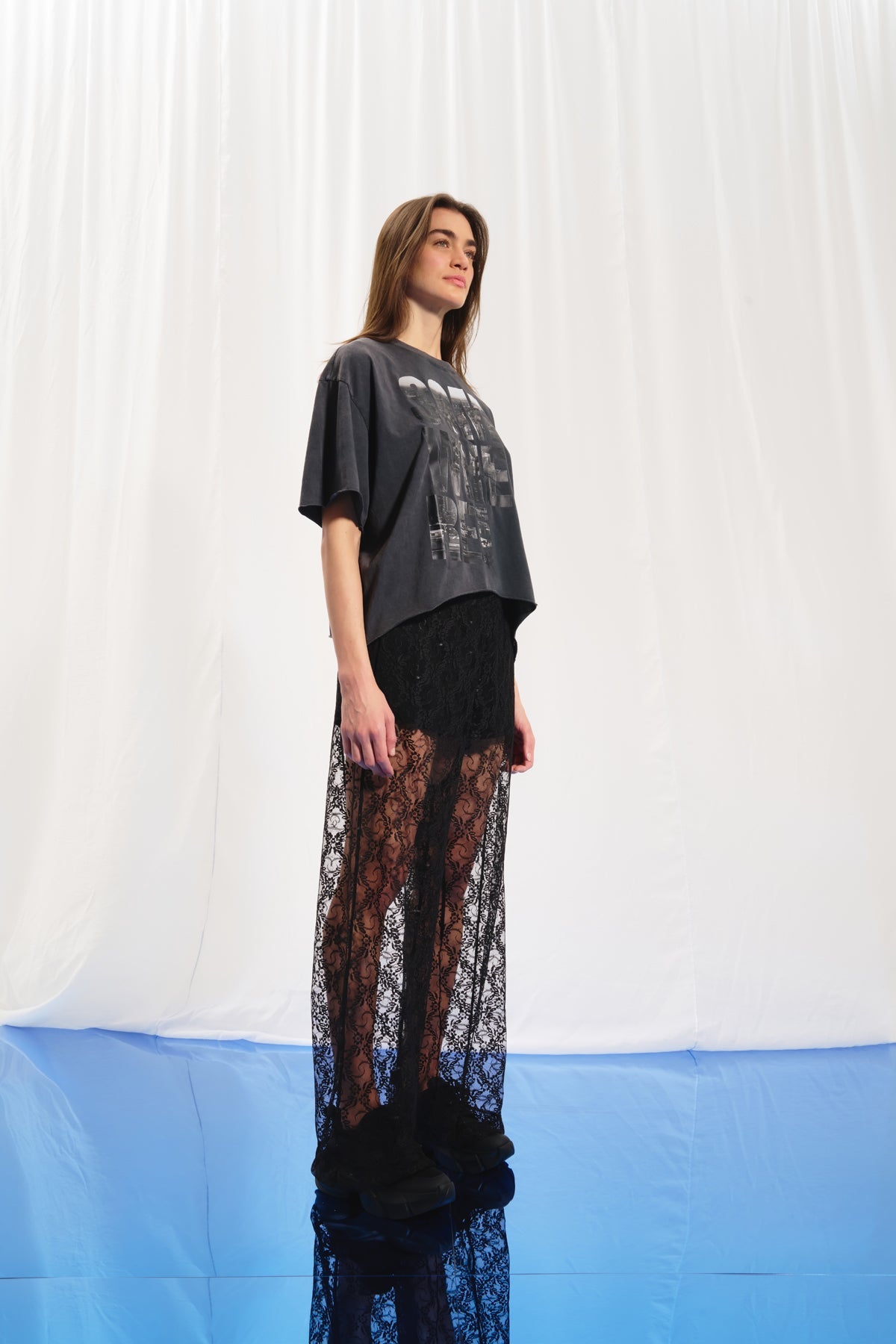 Black Lace Trousers 17142