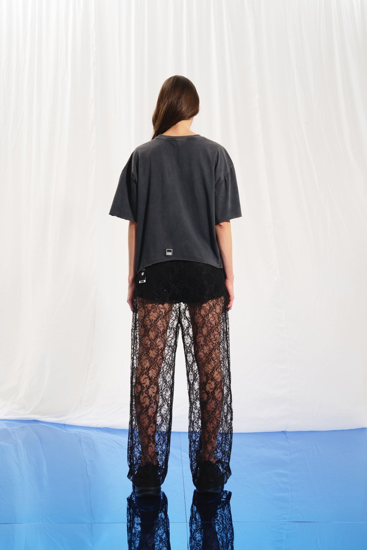 Black Lace Trousers 17142