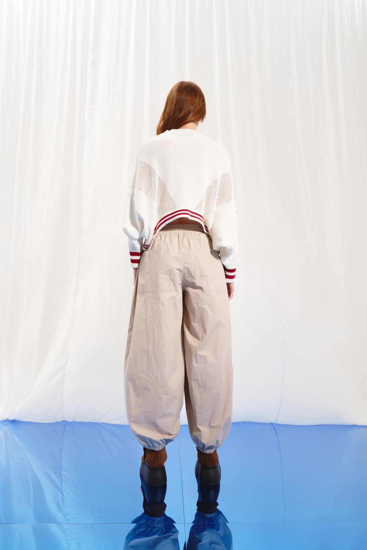 Off White Batwing Knit Sweater 17179