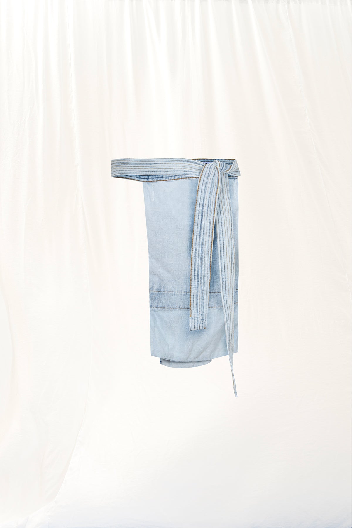 Light Blue Denim Belt Accessory 17202