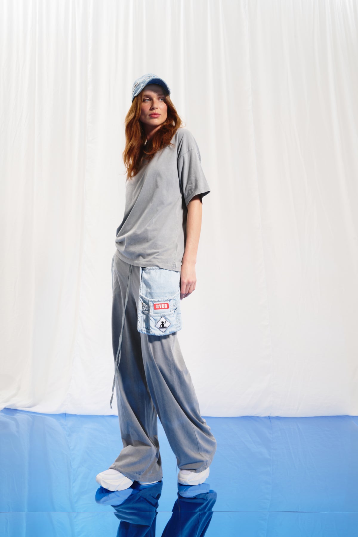 Light Blue Denim Belt Accessory 17202