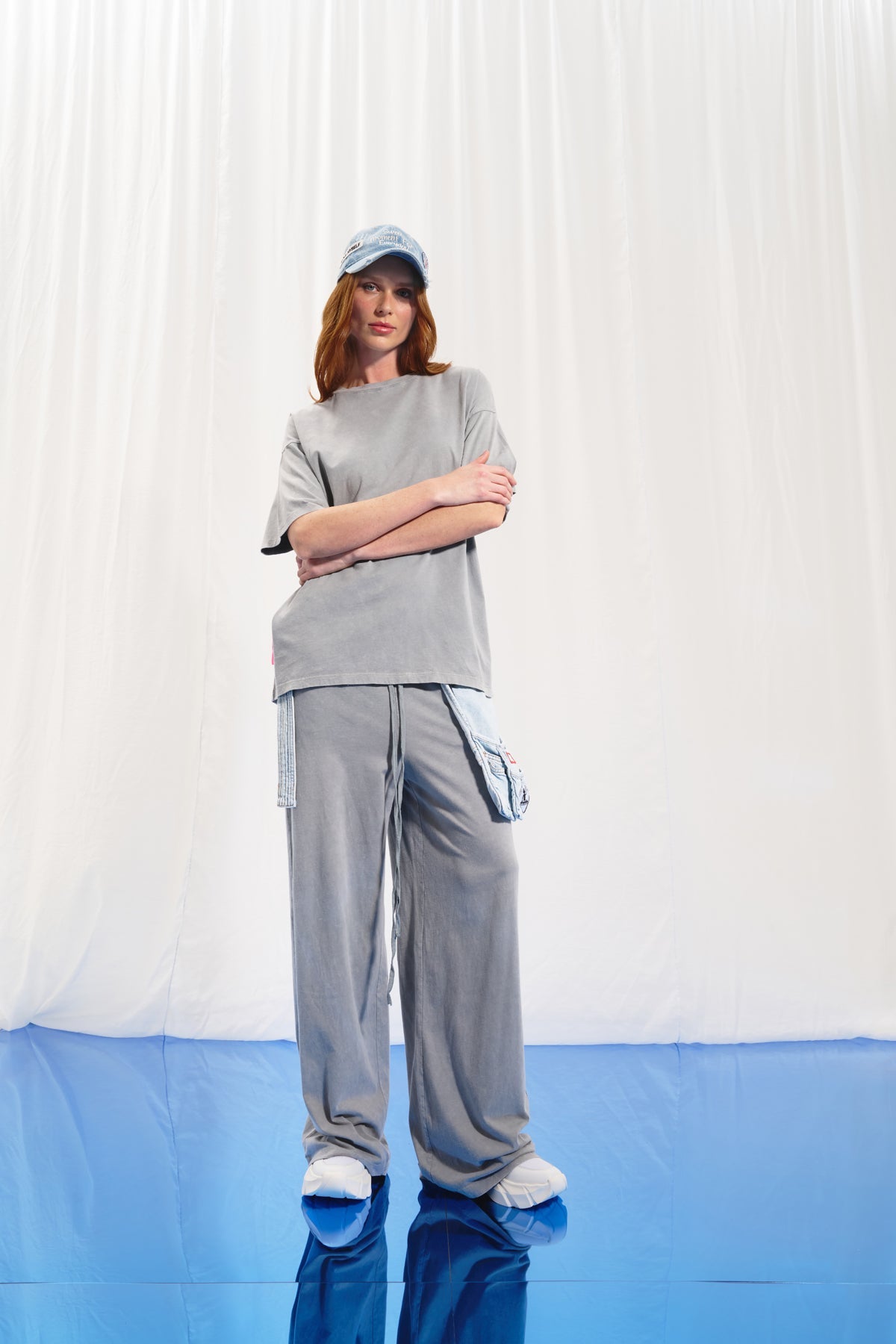 Light Blue Denim Belt Accessory 17202