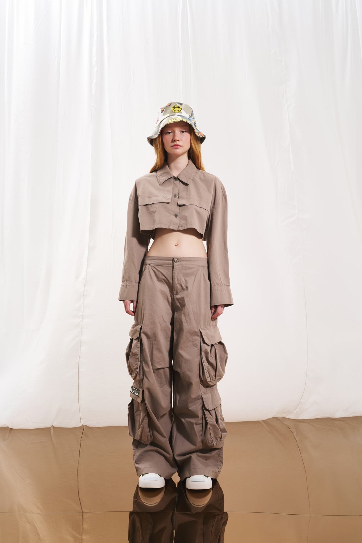 Mink Wide-leg Trousers 17212