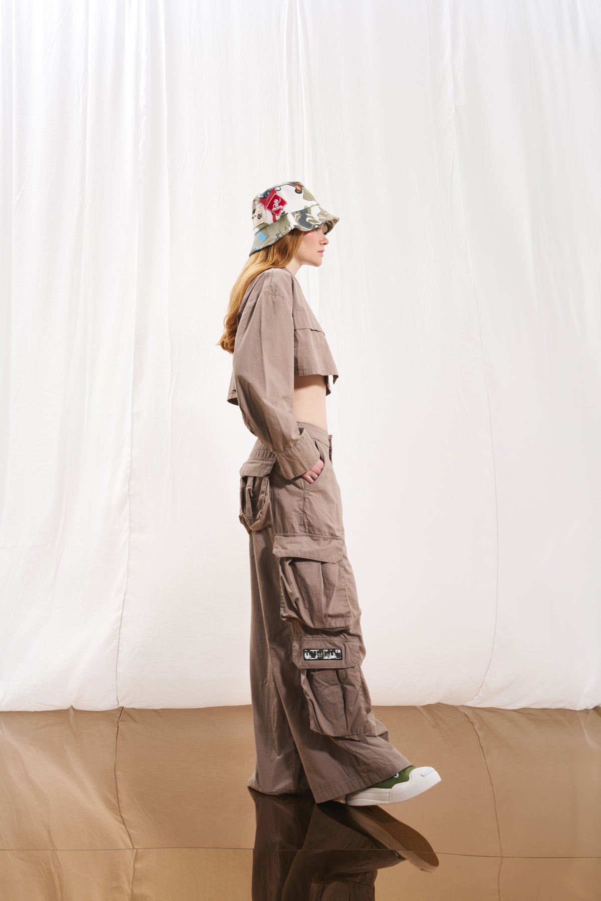 Mink Wide-leg Trousers 17212