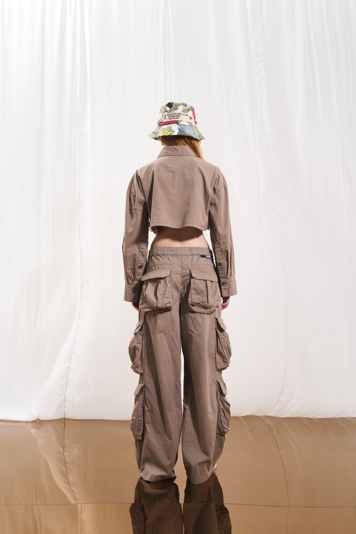 Mink Wide-leg Trousers 17212