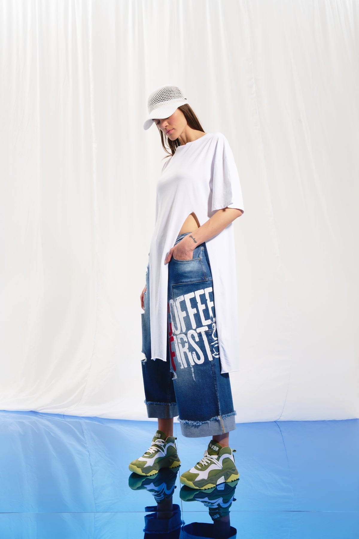 Blue Denim Trousers 17219