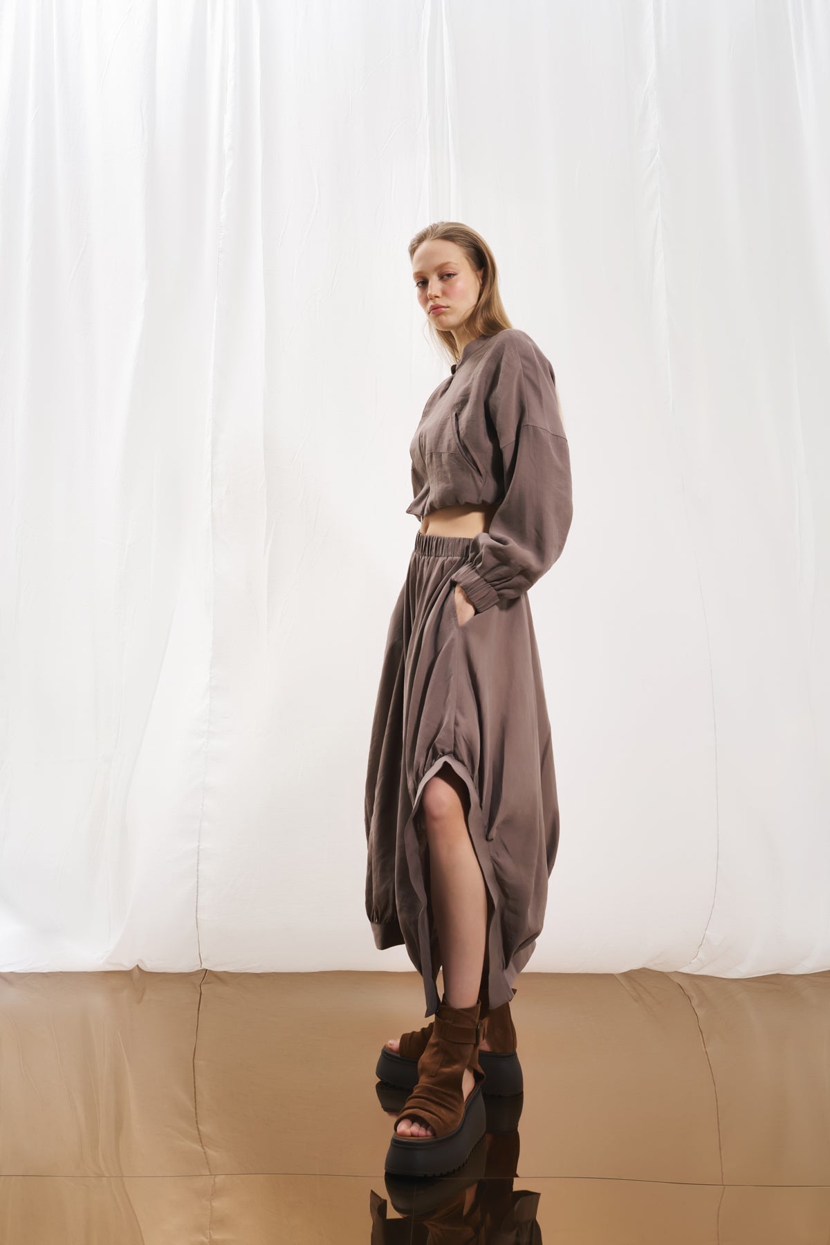 Mink Midi Skirt 17265