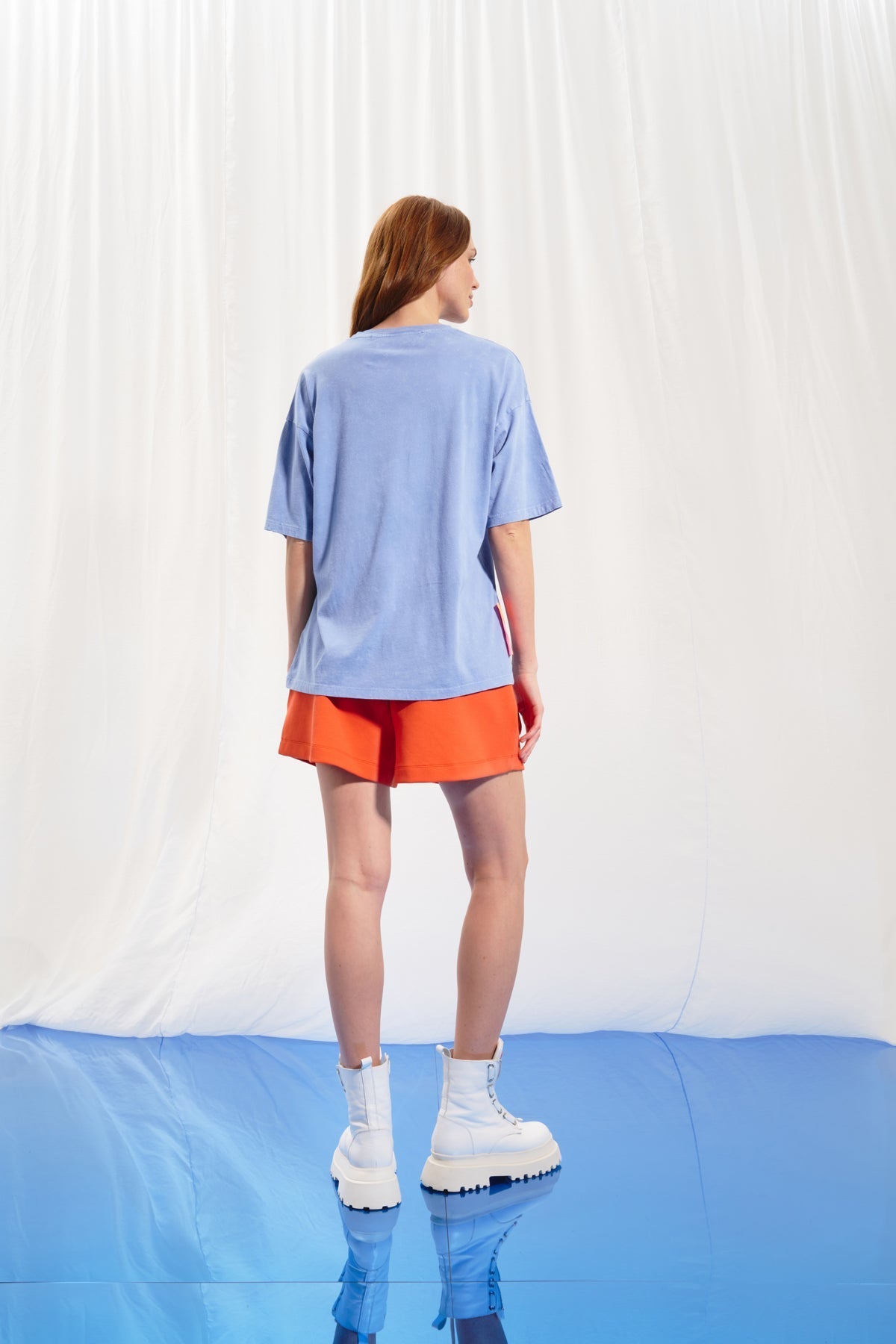Lilac Slogan Print T-shirt 17353