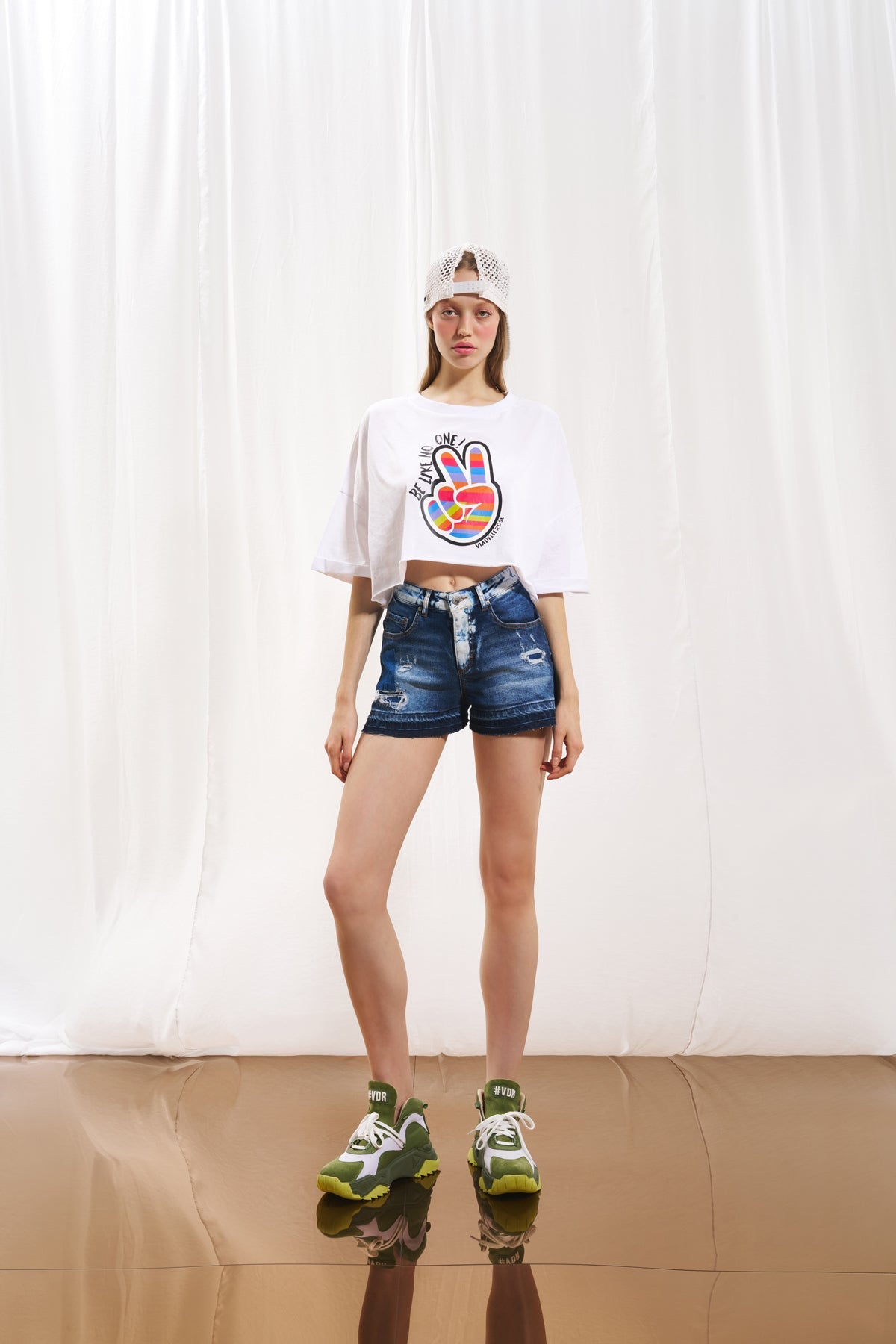 Blue Mini Denim Shorts 17388