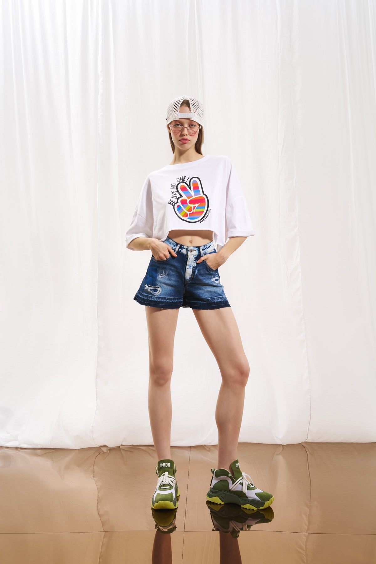 Blue Mini Denim Shorts 17388