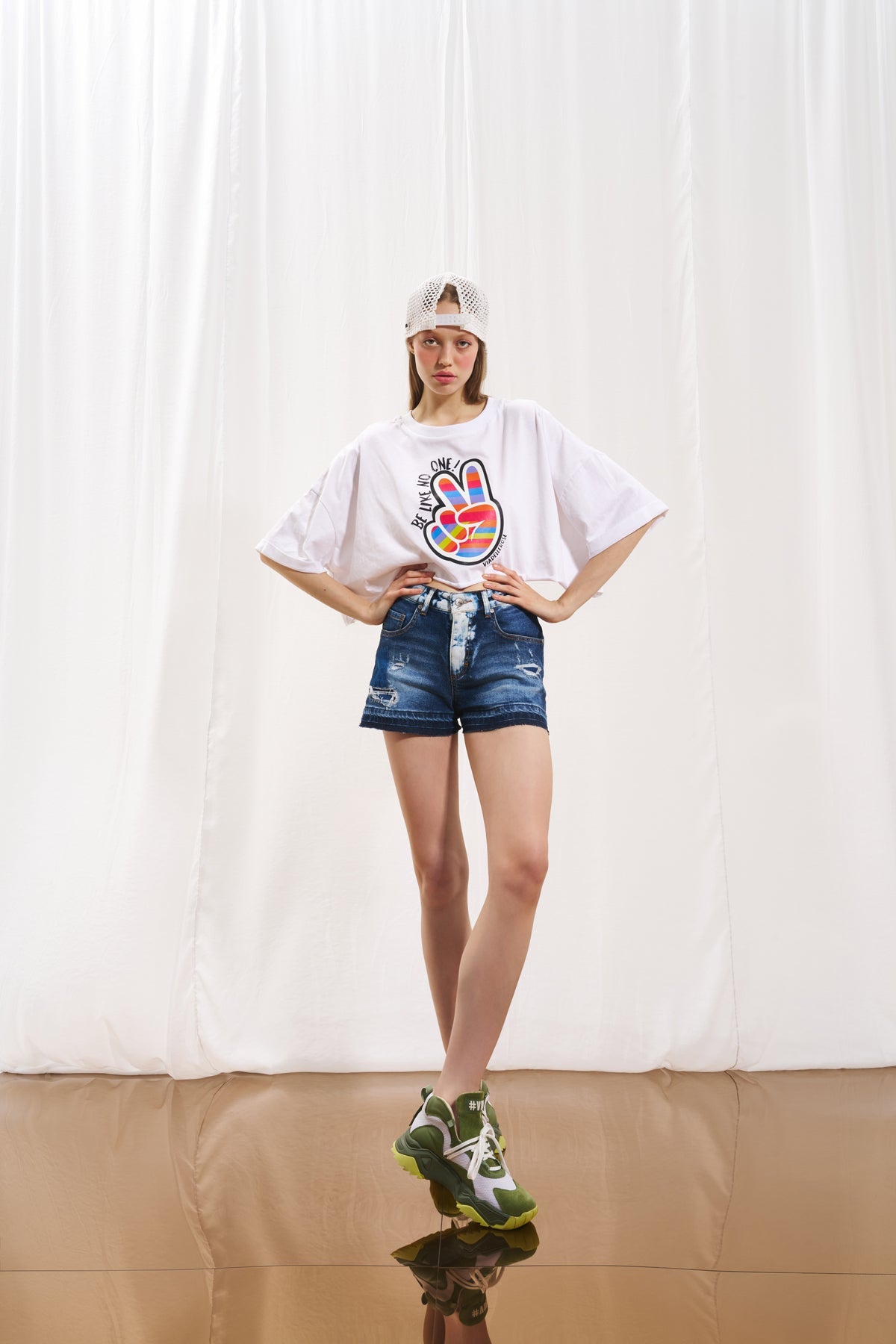 Blue Mini Denim Shorts 17388