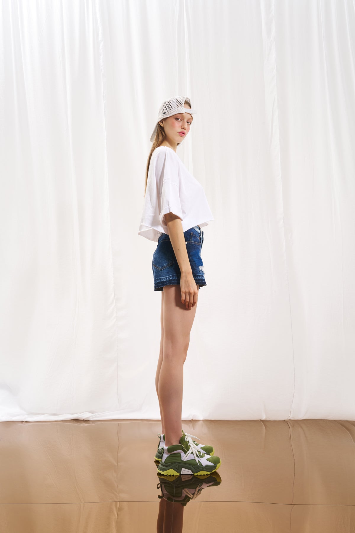 Blue Mini Denim Shorts 17388