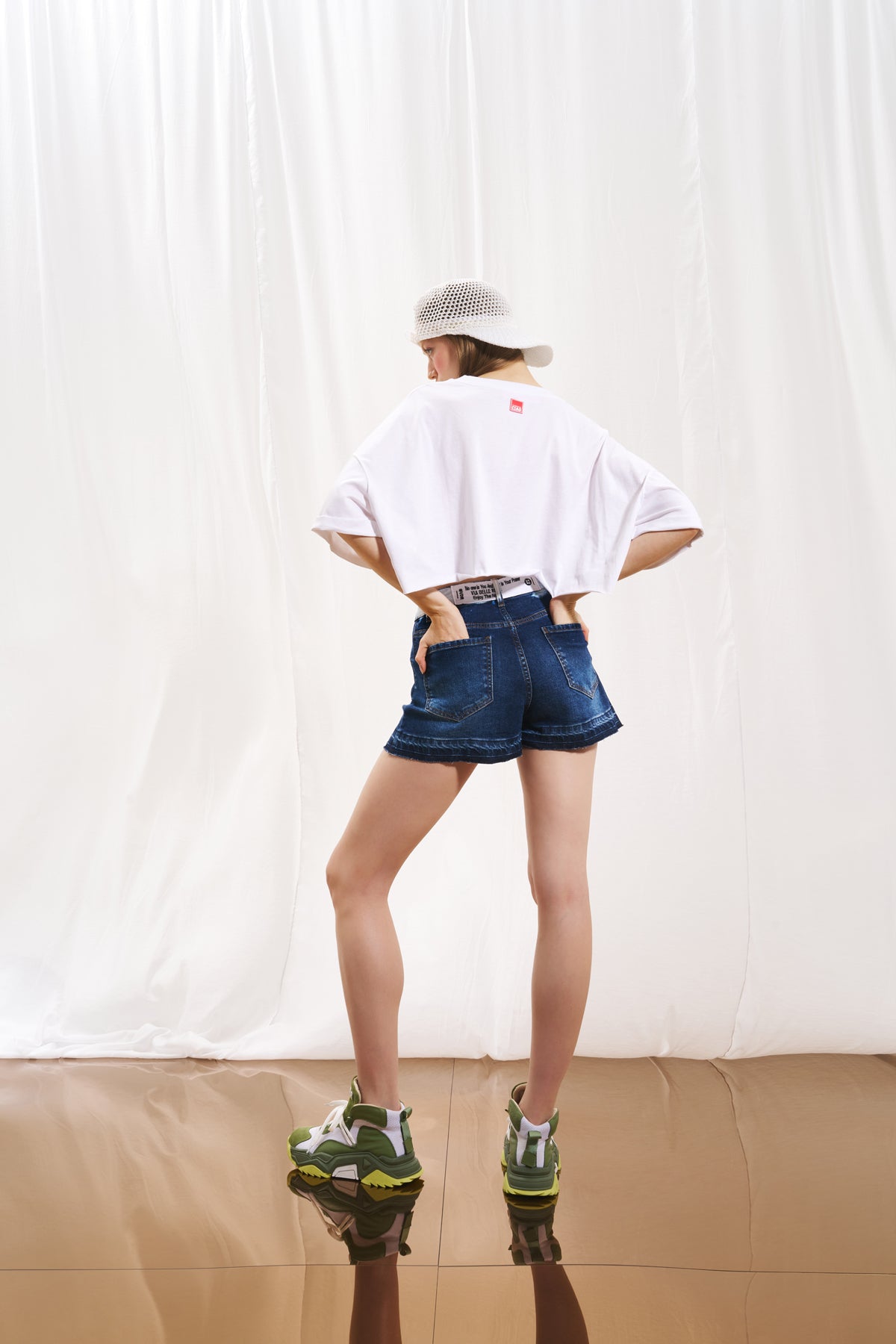 Blue Mini Denim Shorts 17388