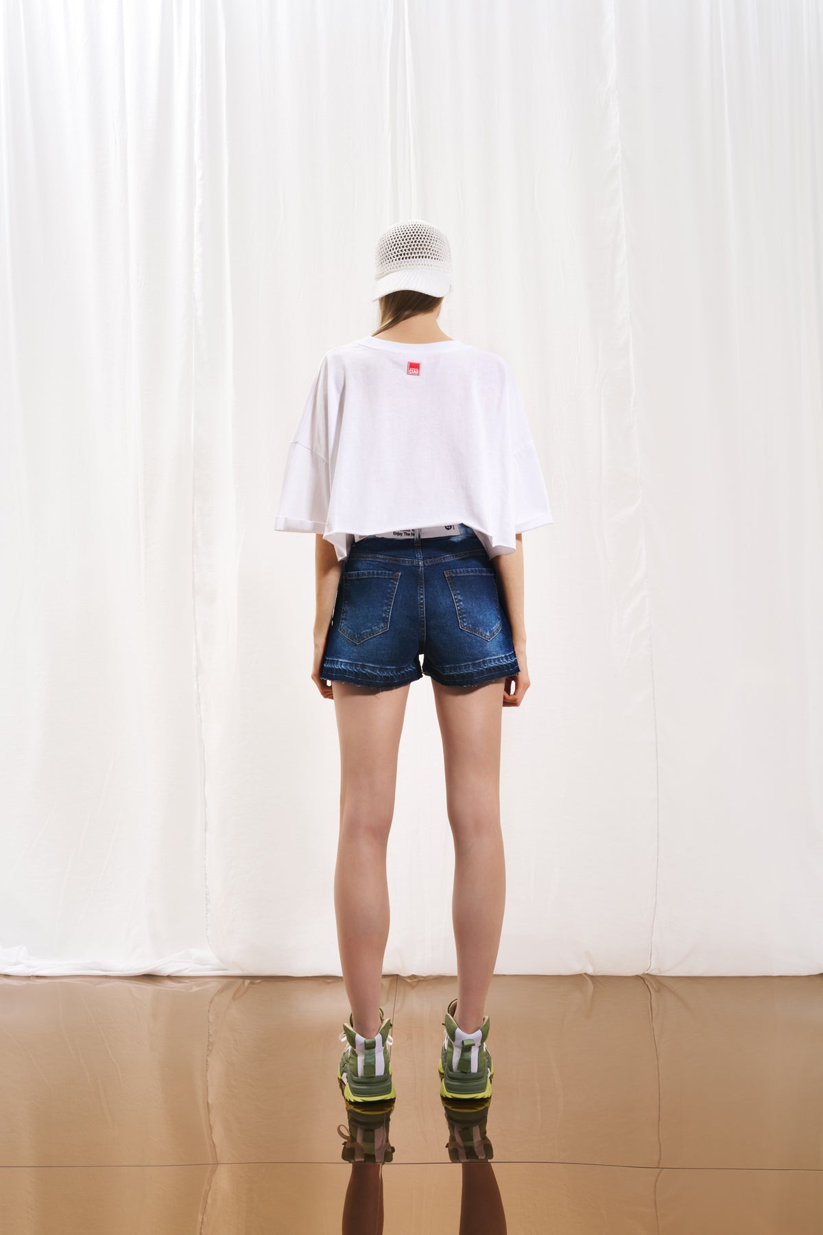 Blue Mini Denim Shorts 17388