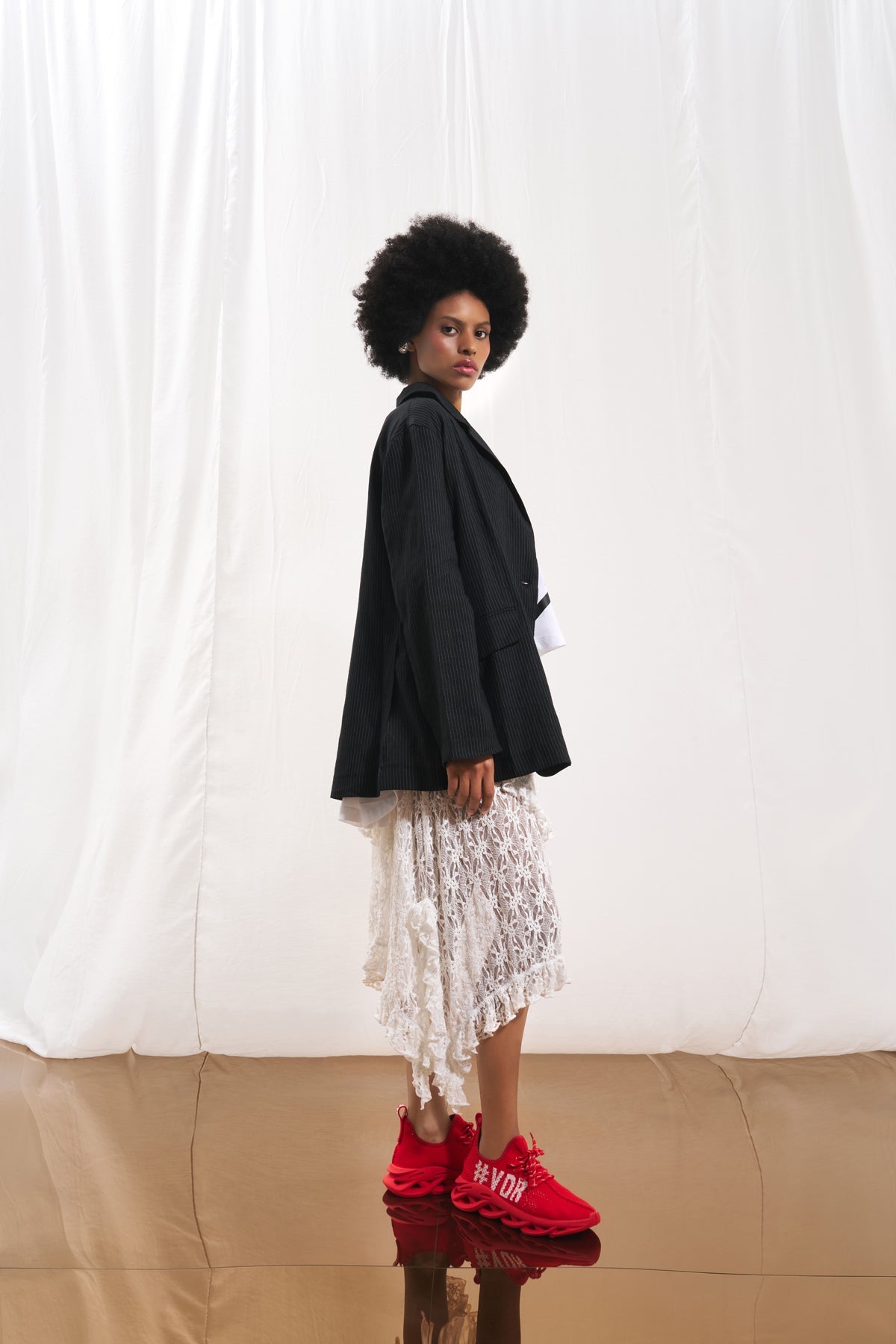 Black Linen Blazer Jacket 17391