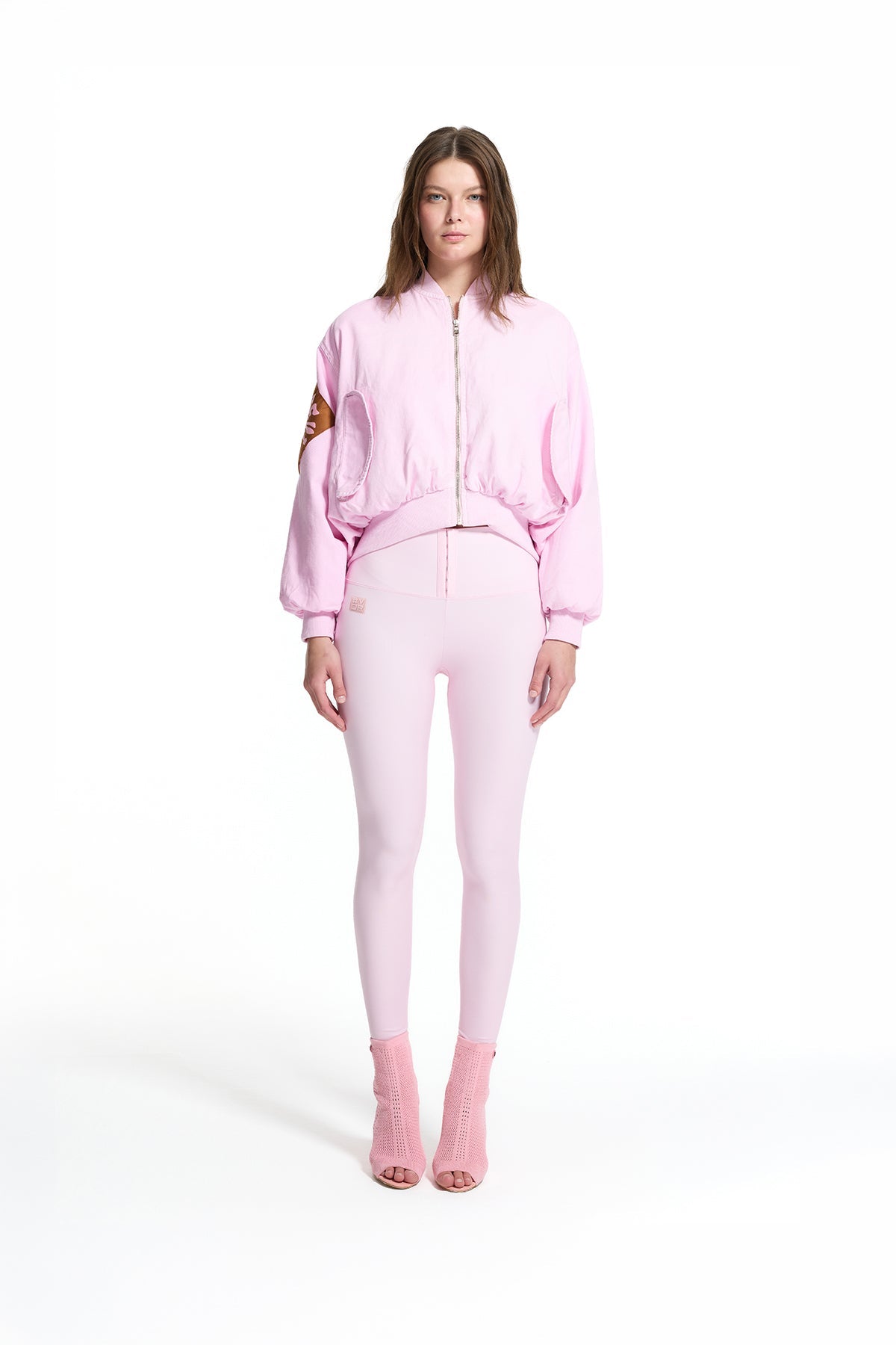 Pink Corset Waist Leggings 19114