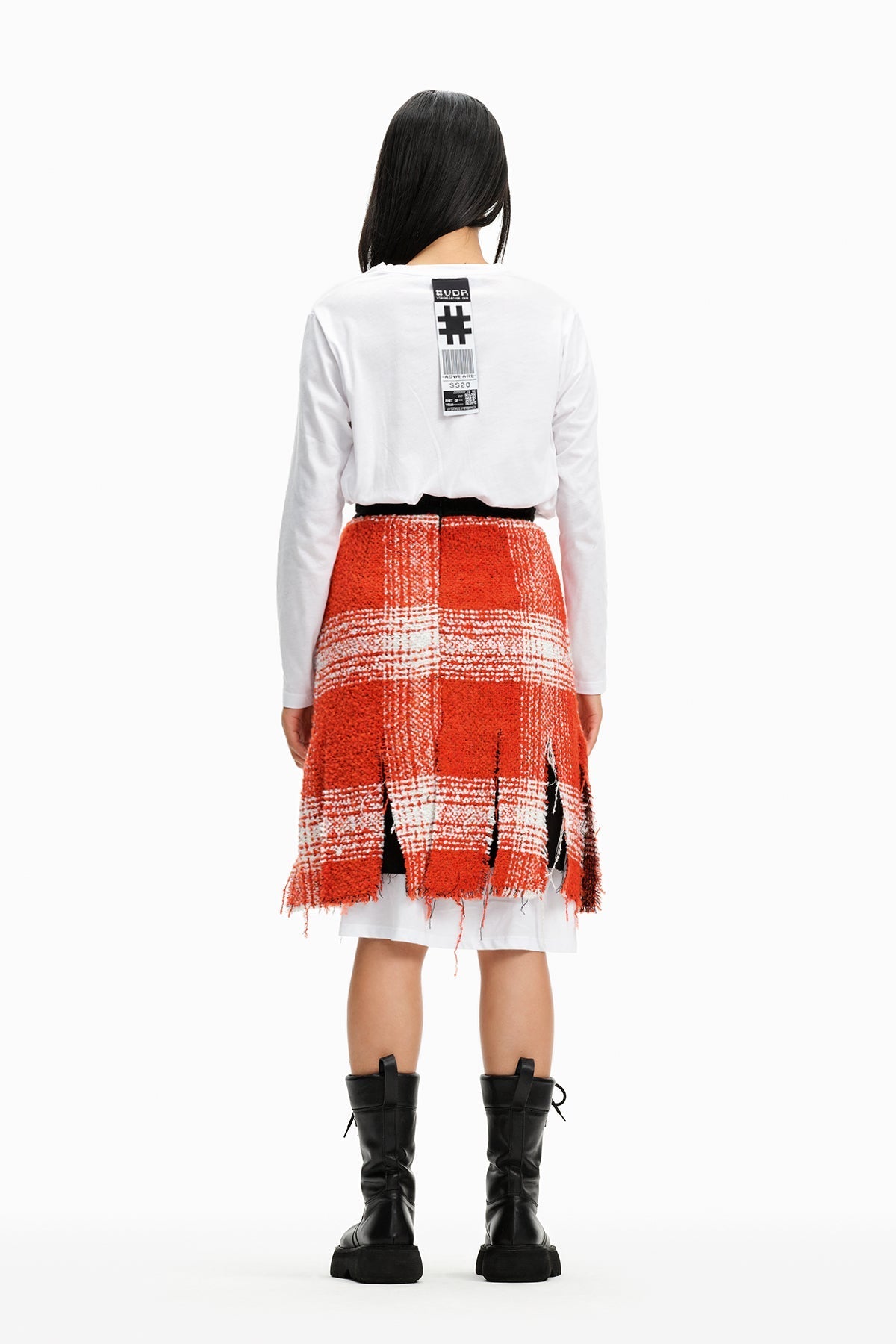Orange Skirt 10184