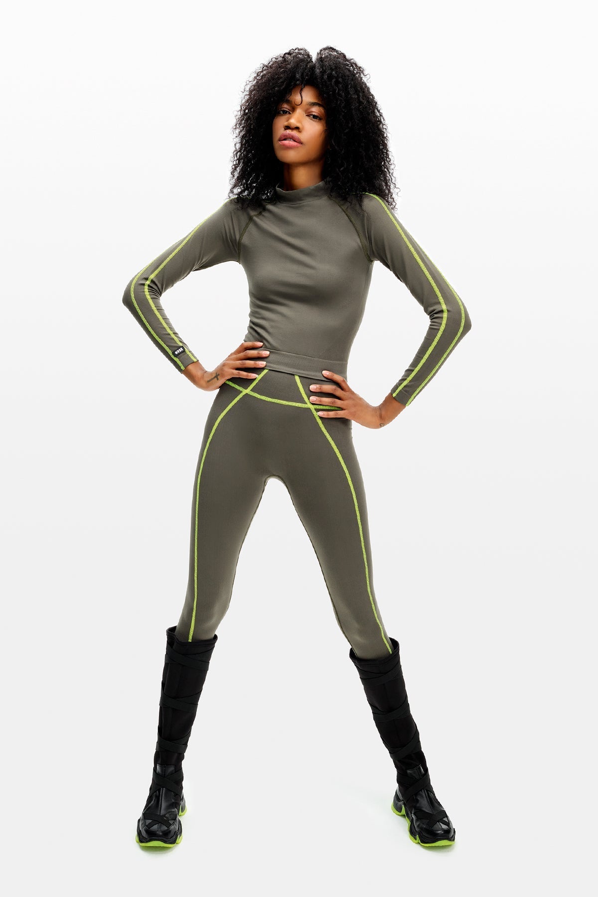 Kaki Leggings 10403