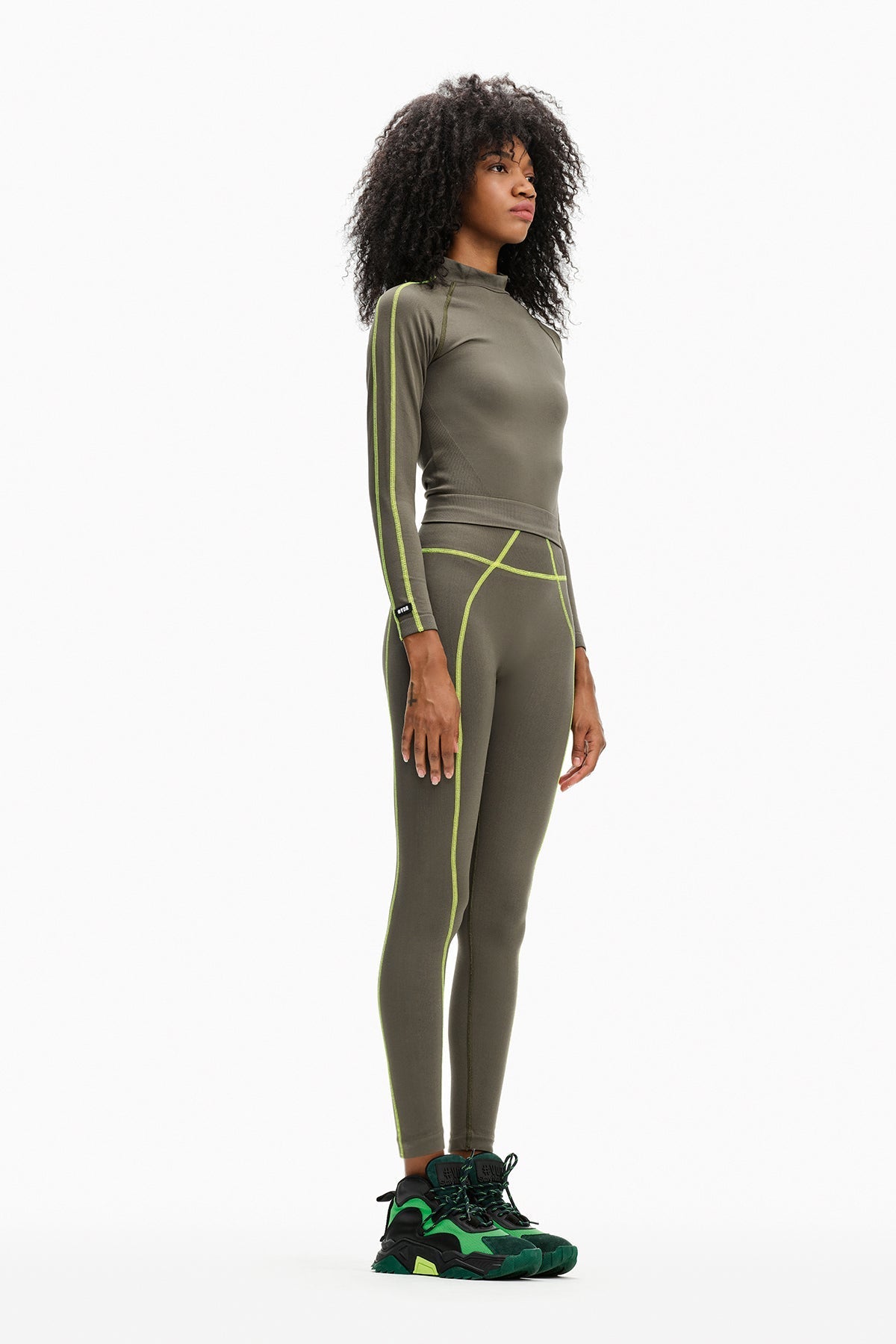 Kaki Leggings 10403