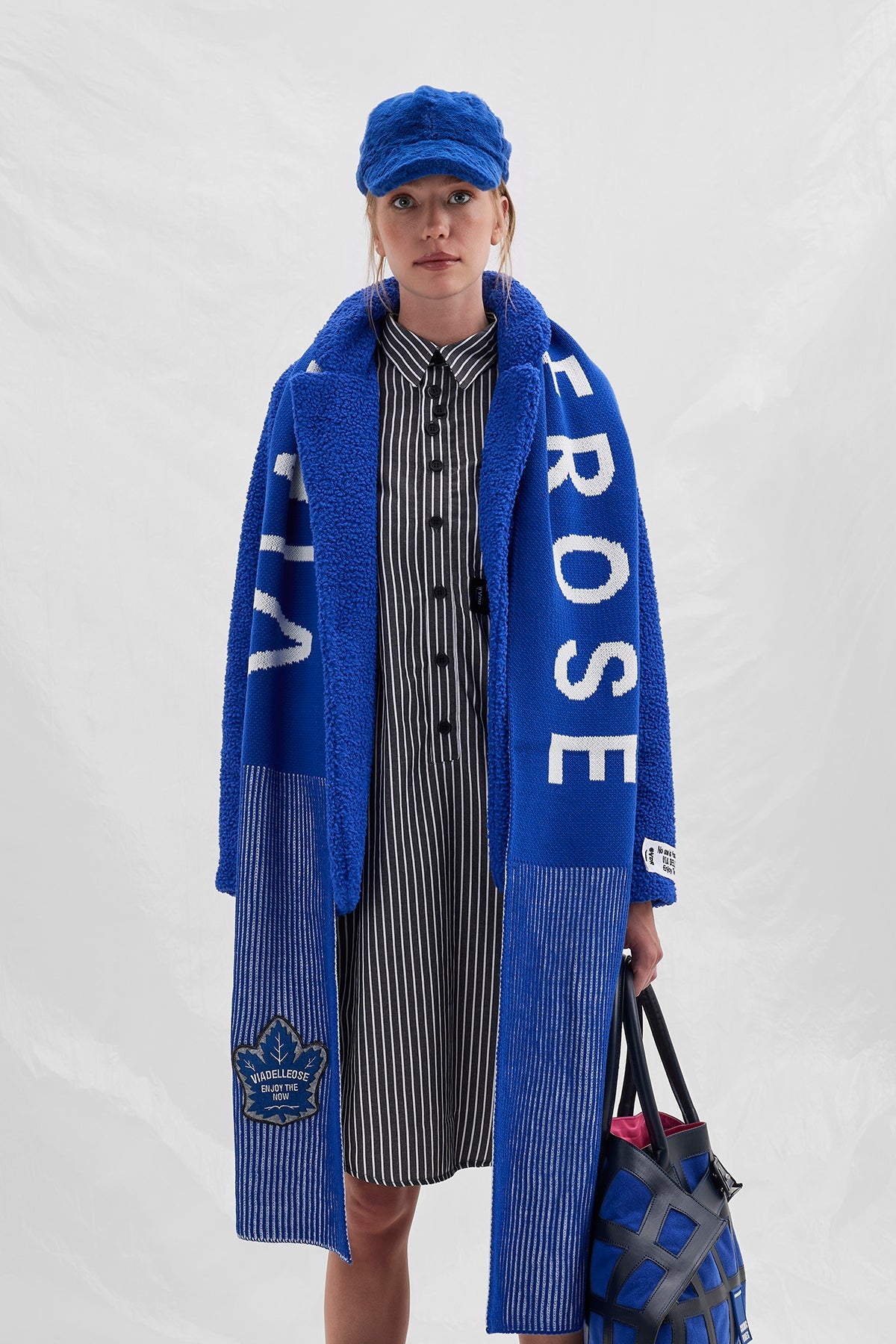 Royal/bianco Scarf Vw2414031