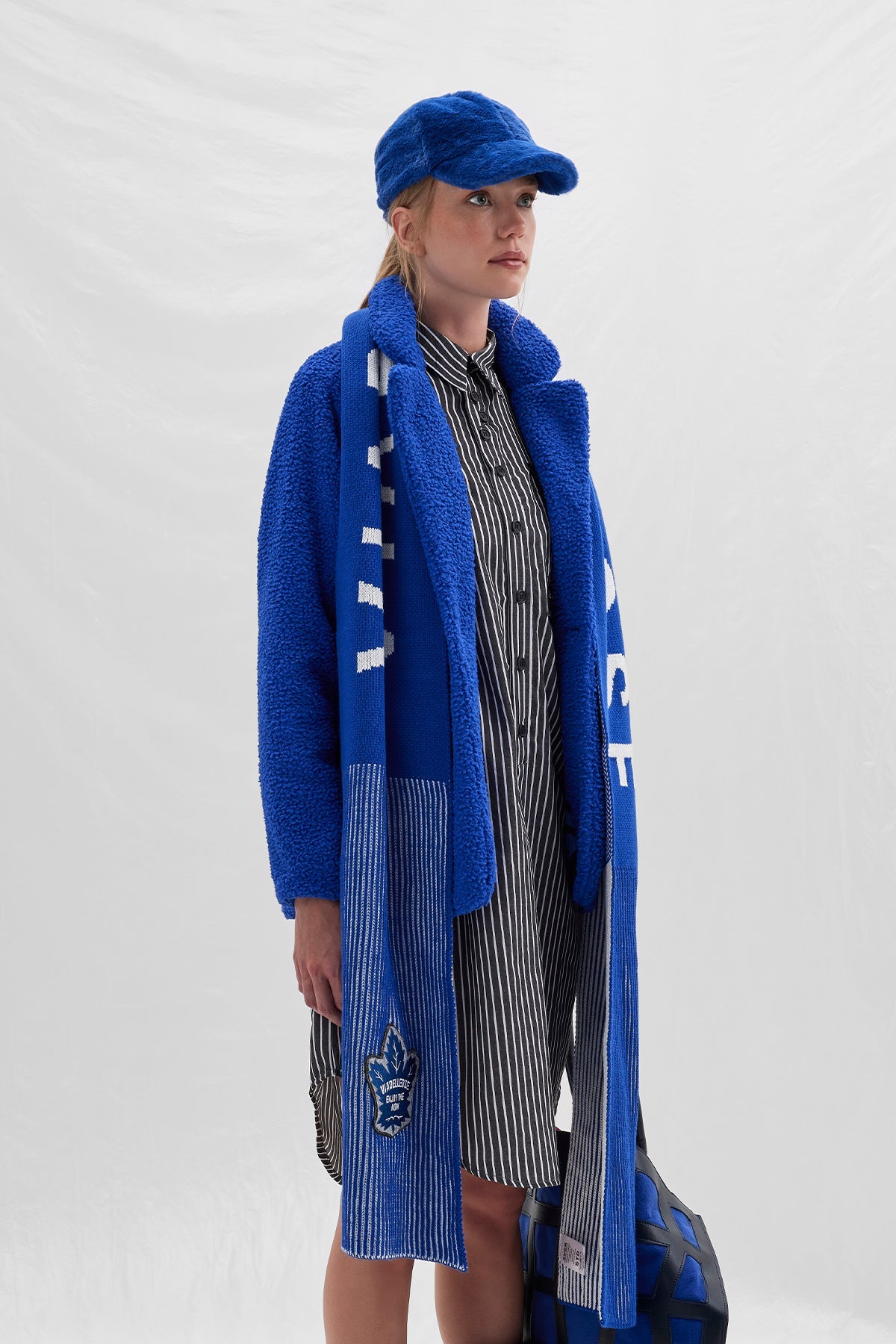 Royal/bianco Scarf Vw2414031