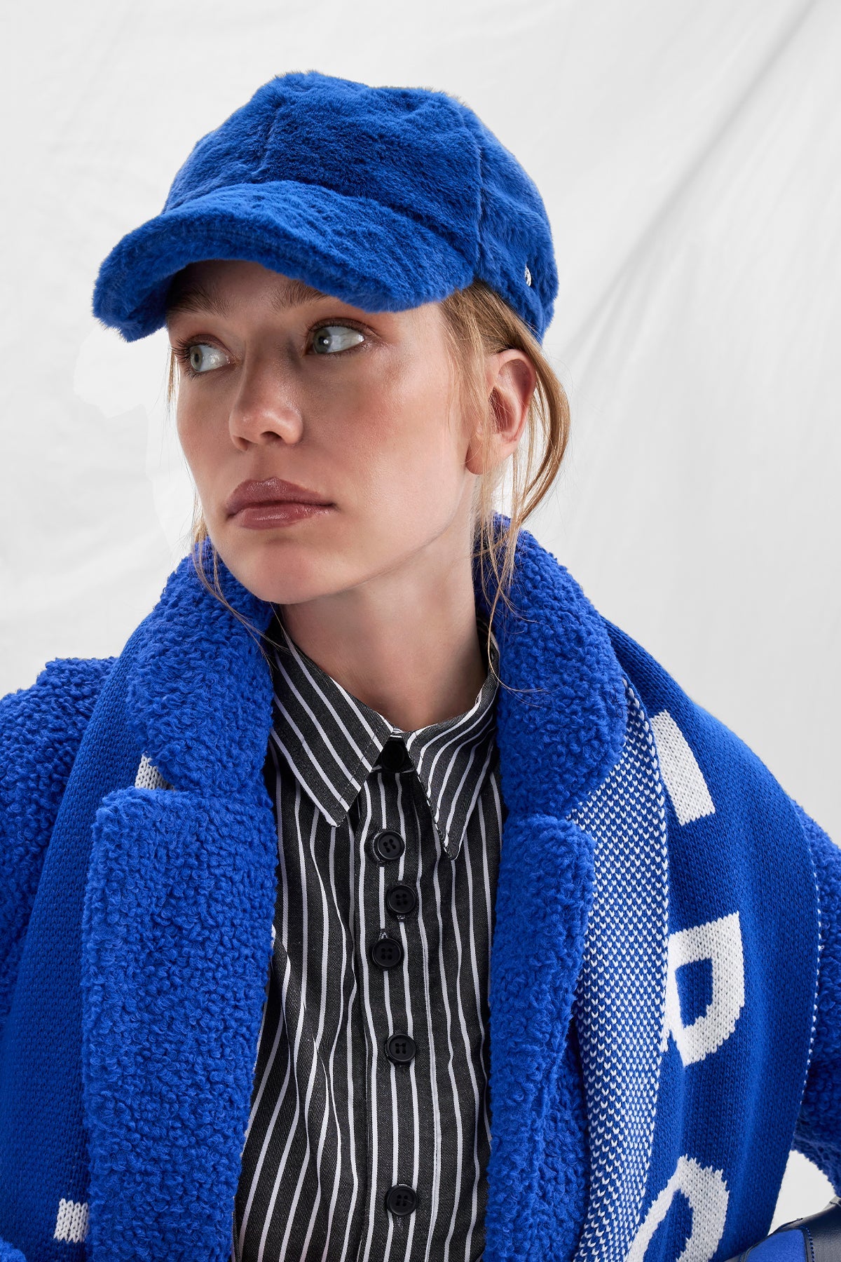 Royal/bianco Scarf Vw2414031