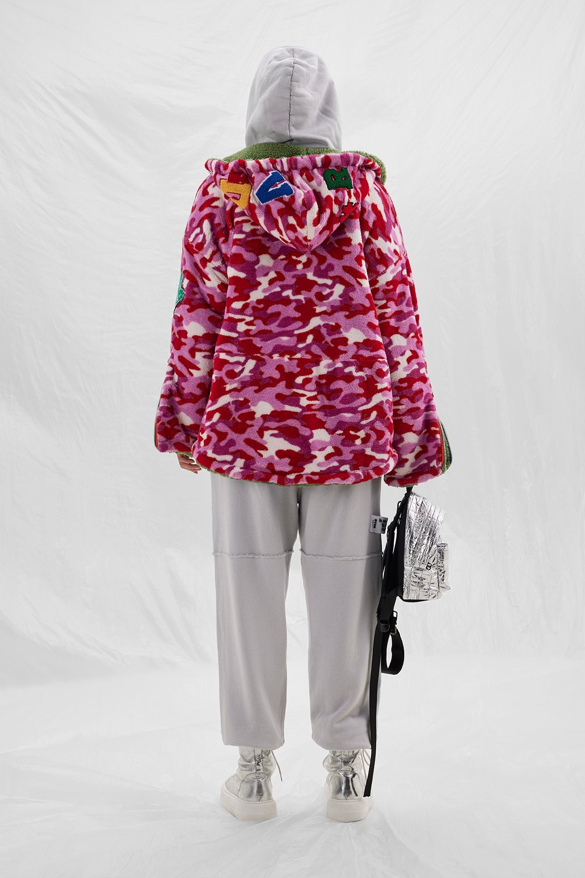 Multicolor Verde Blouson 14068