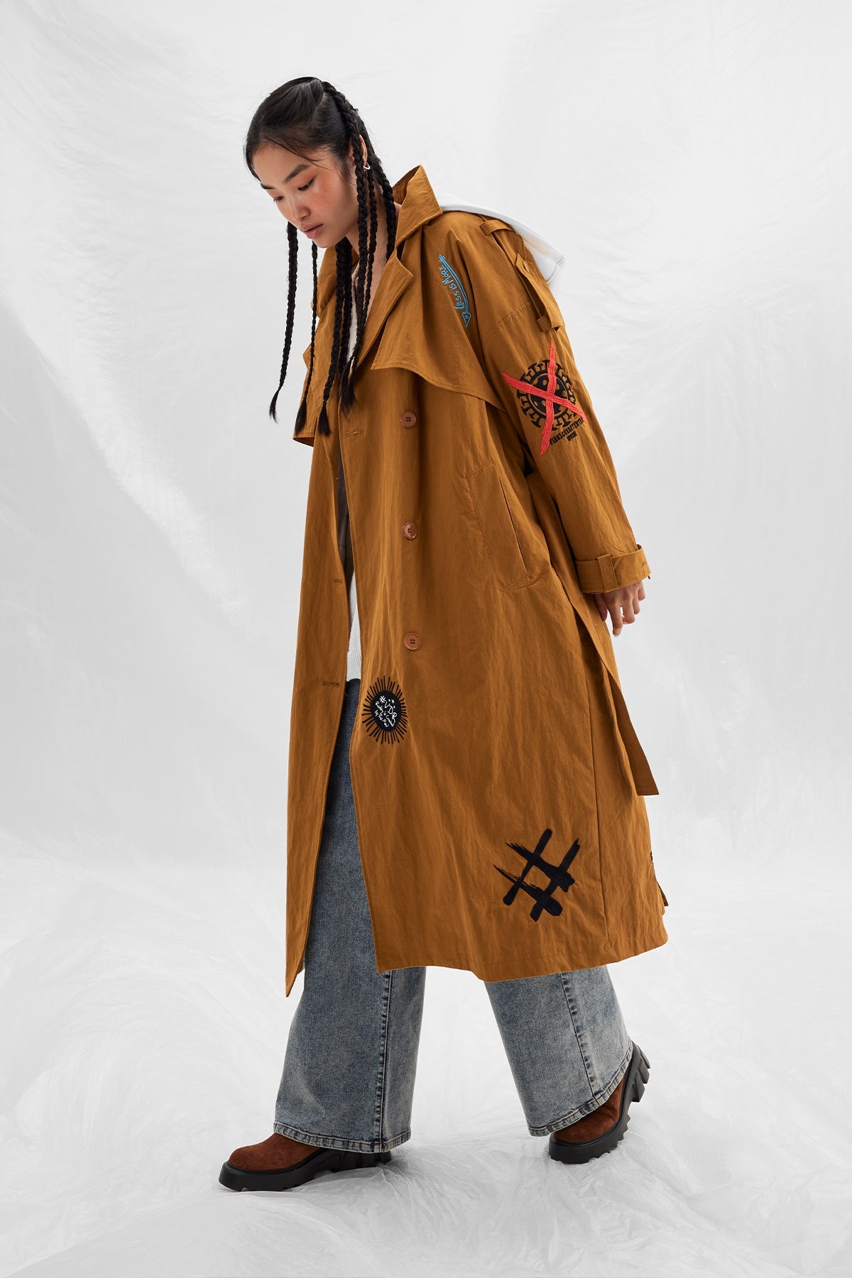 Senape Trench Coat 14185