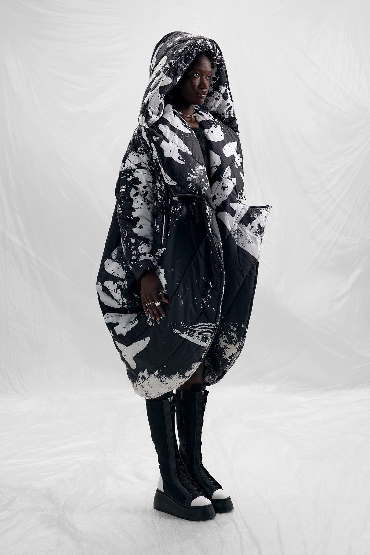 Nero Bianco Coat 14349