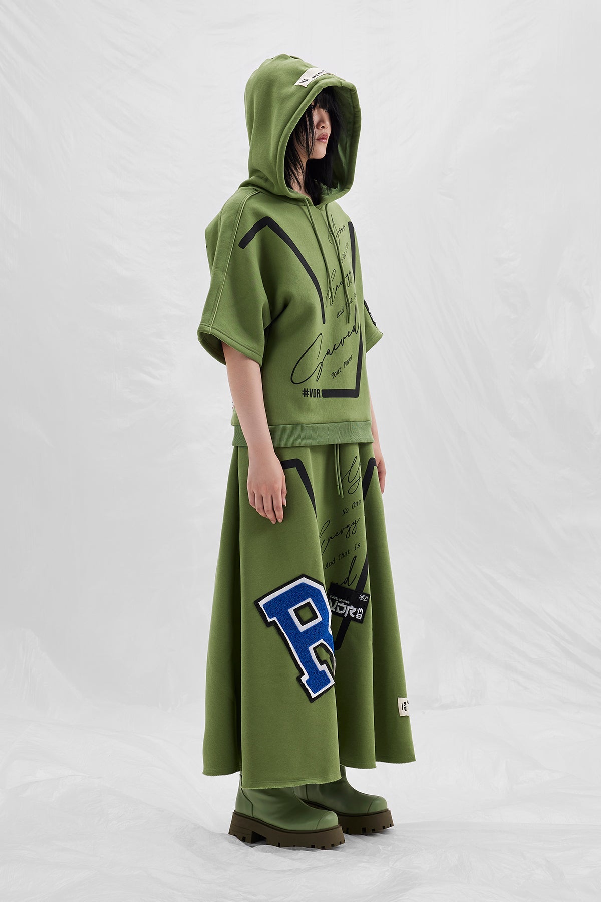 Olive Sw-shirt 14380