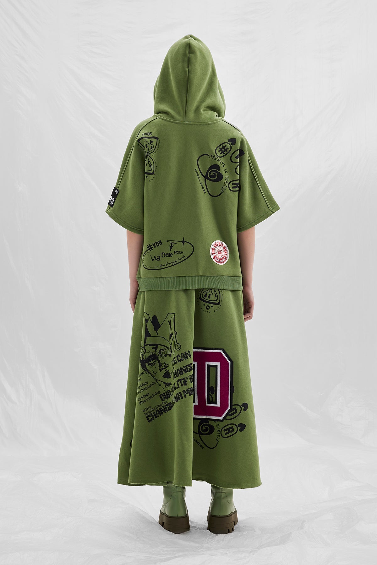 Olive Sw-shirt 14380