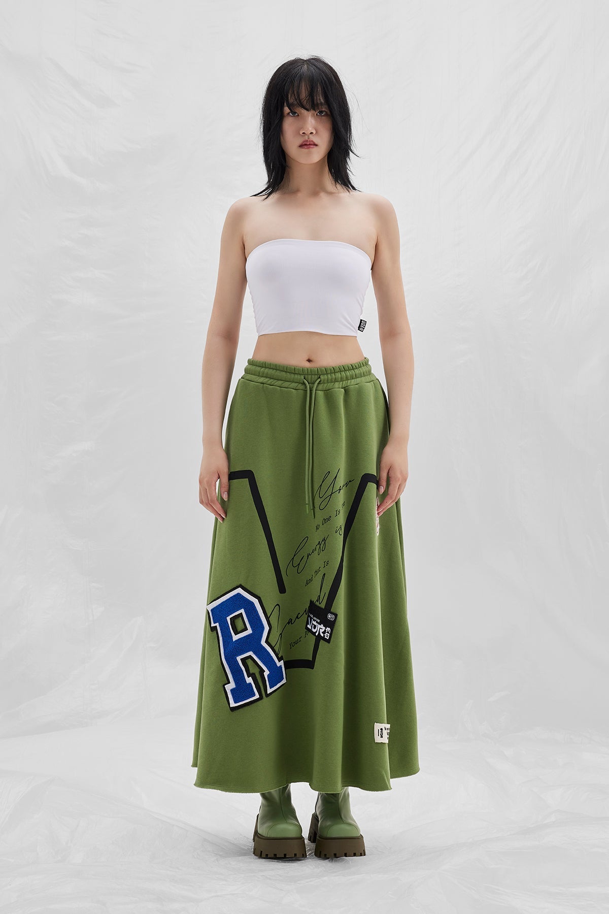 Olive Skirt 14381