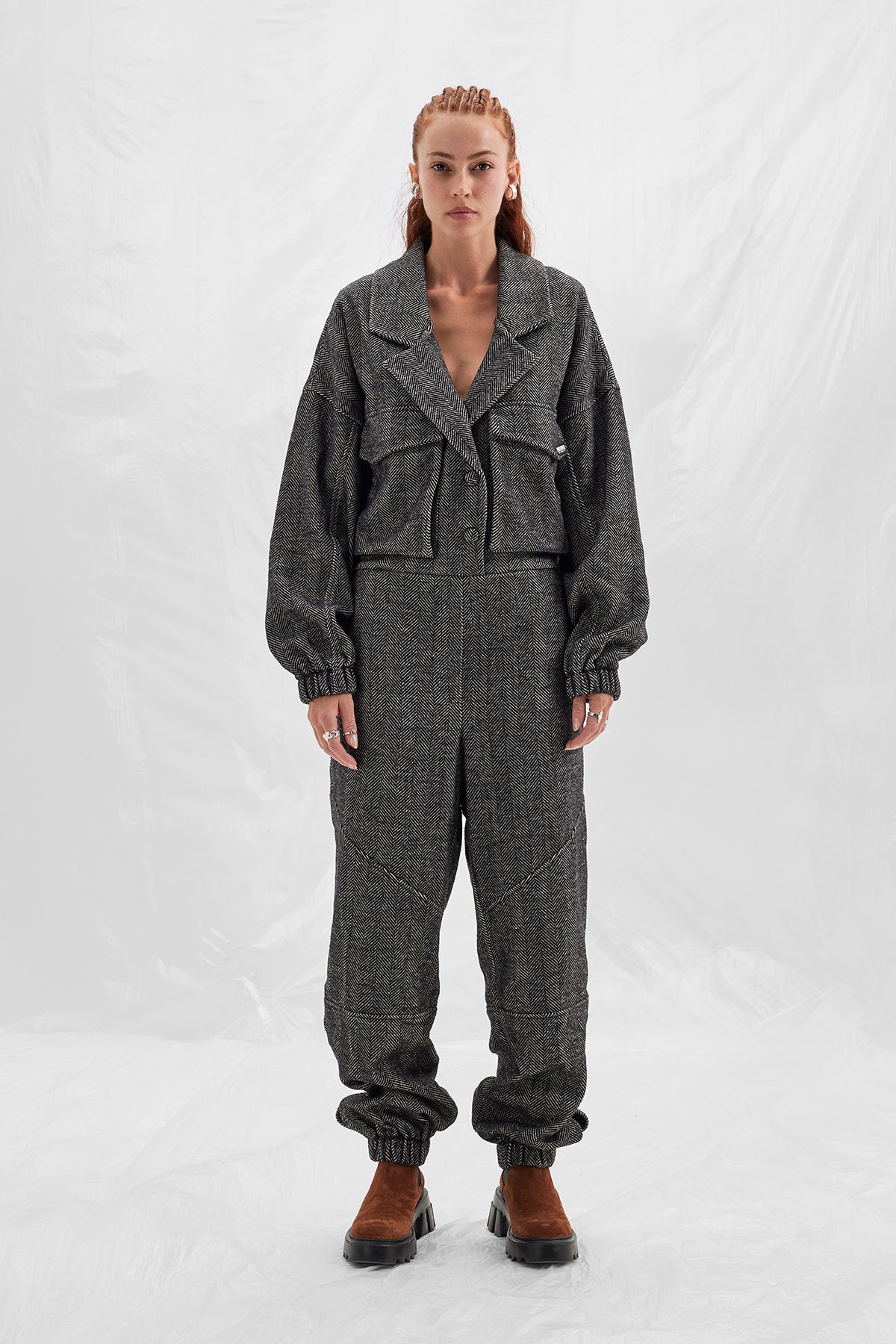 Nero Off White Overall 14488