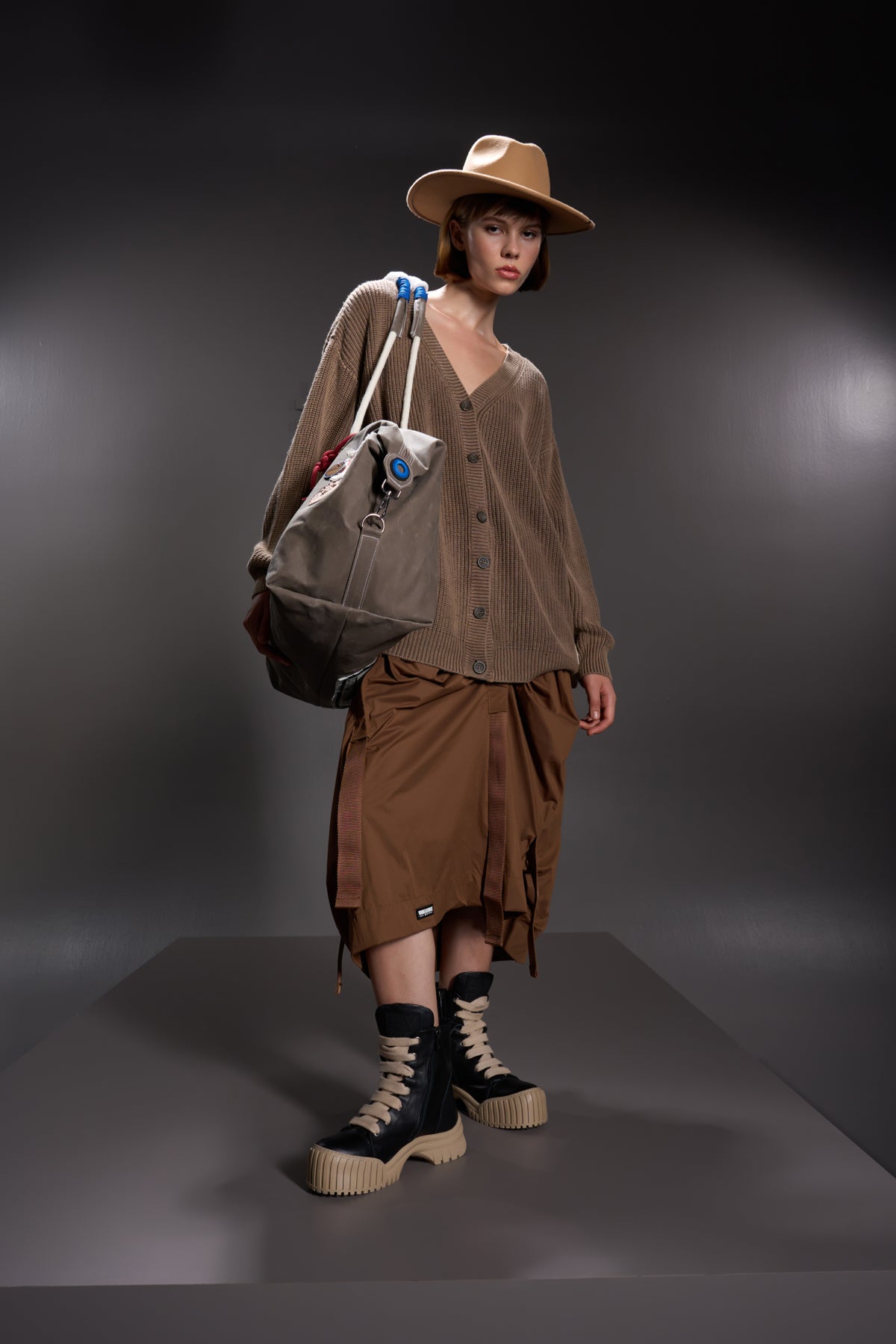 Tobacco Cardigan 16008