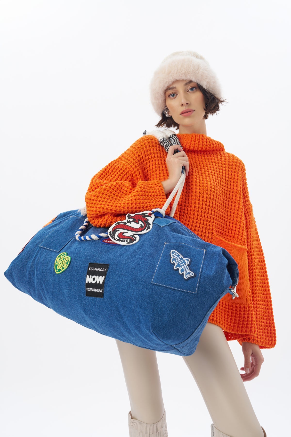 Orange Pullover 16028