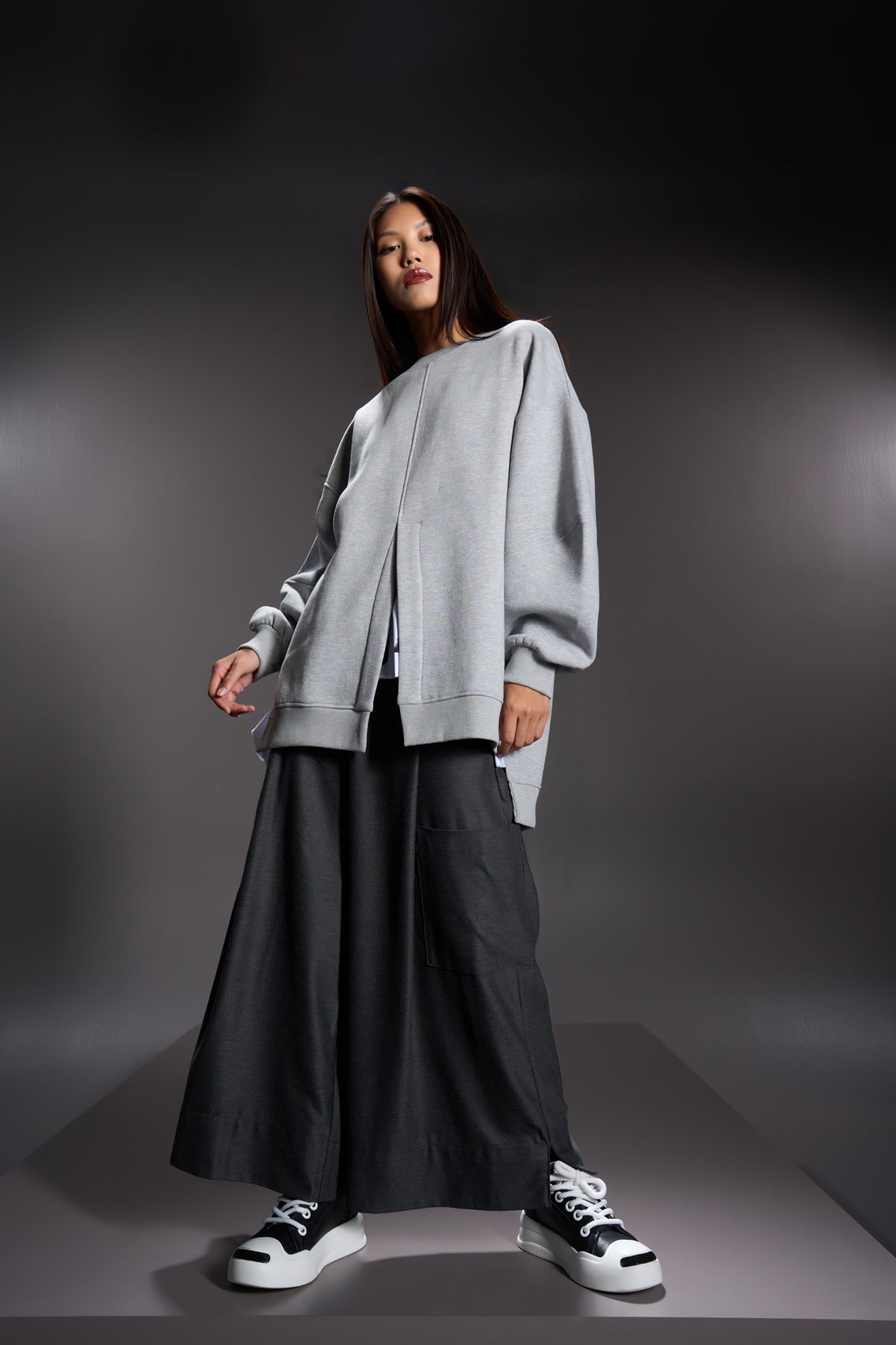 G. Melange Sw-shirt 16058