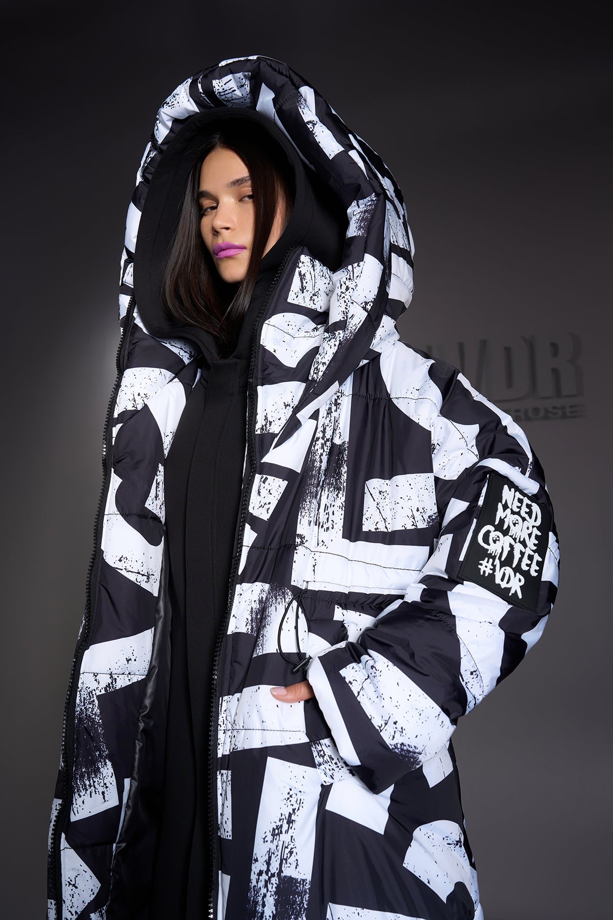 Nero Bianco Blouson 16117