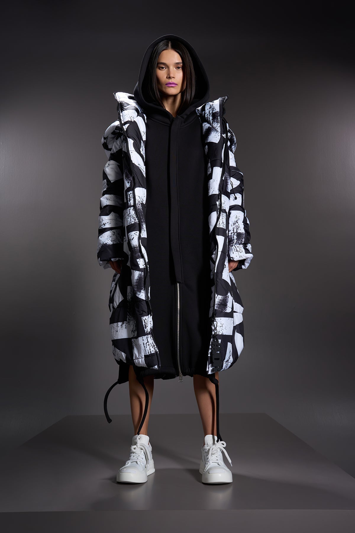 Nero Bianco Blouson 16117